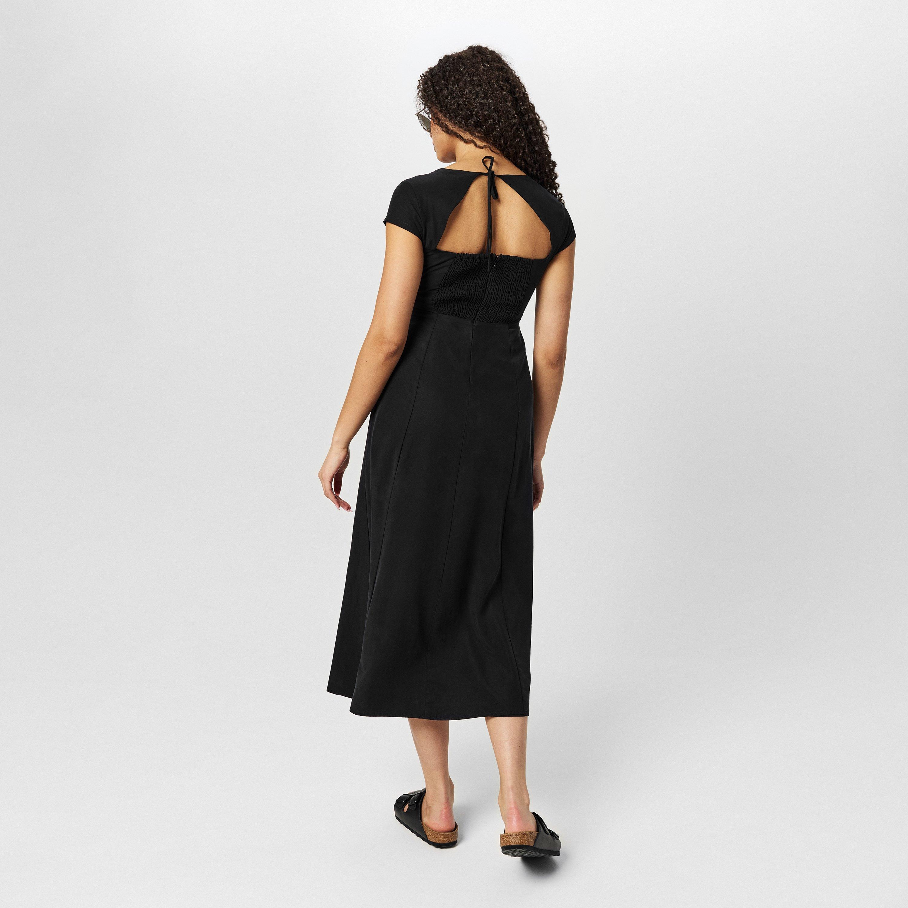 Schwarz - Jack Wills - Cap Sleeve Maxi Dress - 4