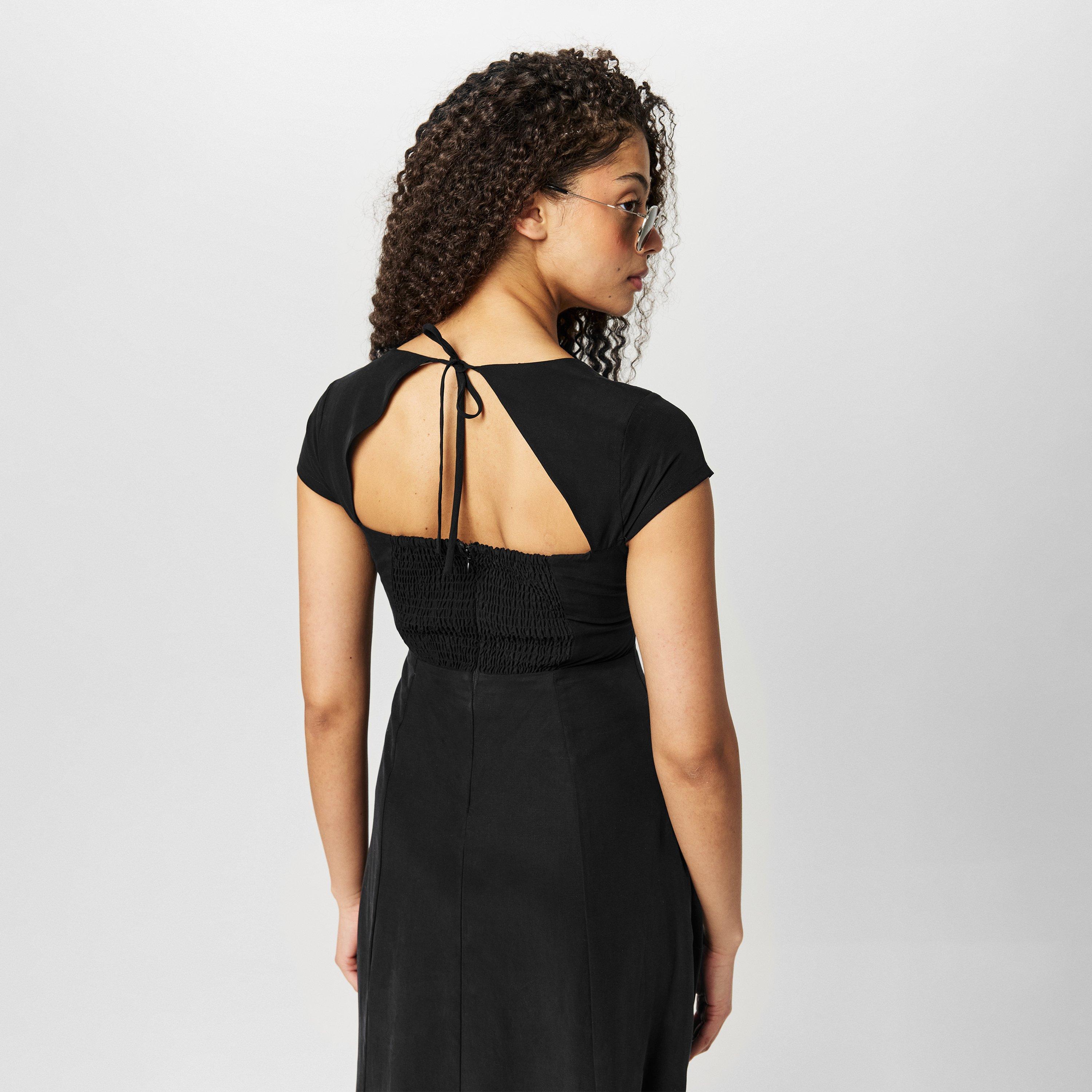 Schwarz - Jack Wills - Cap Sleeve Maxi Dress - 5