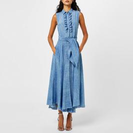 Giambattista Valli Denim Midi Dress