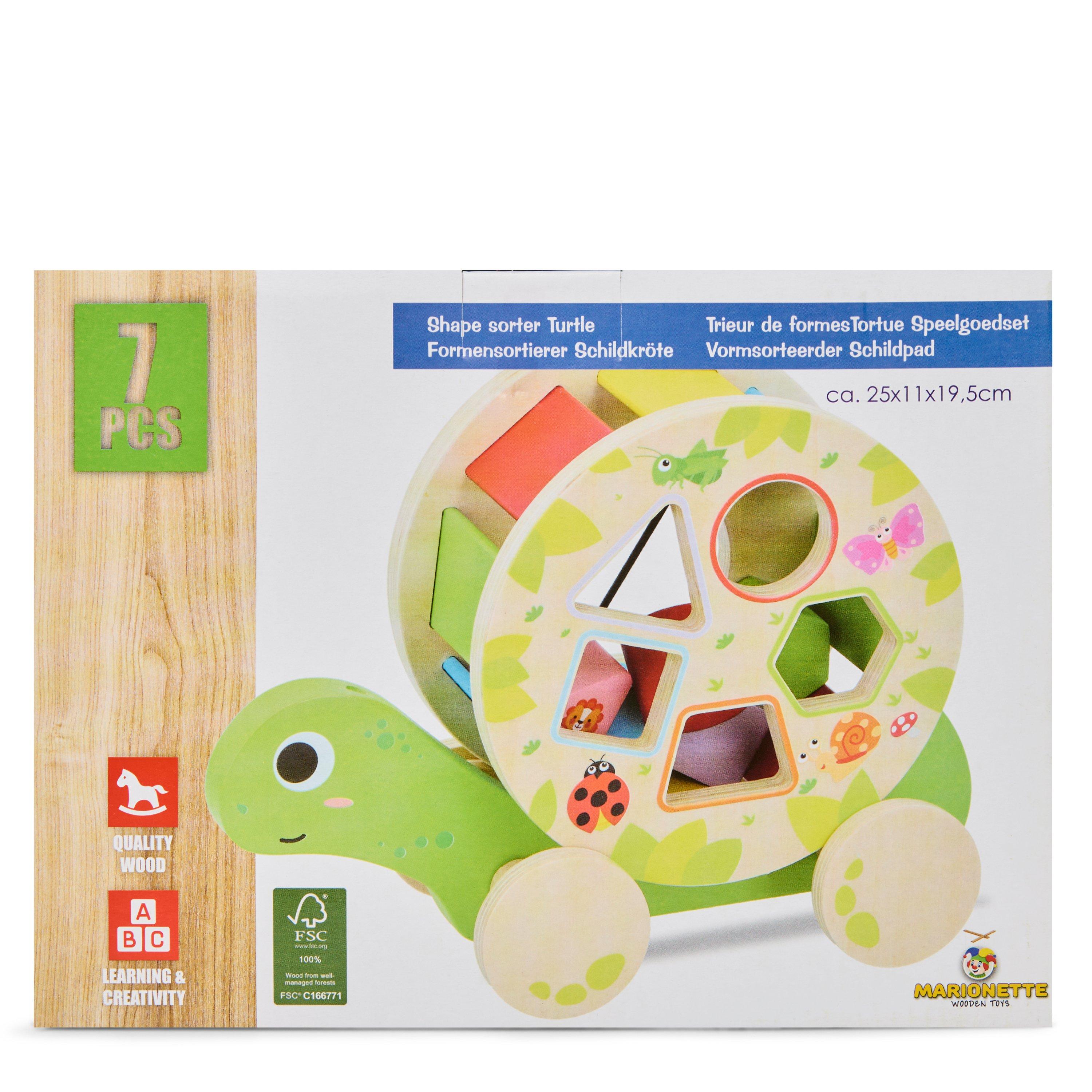 VIŠEBOJAN - Wooden Games - Sorter Turtle Pre-School Toy - 1