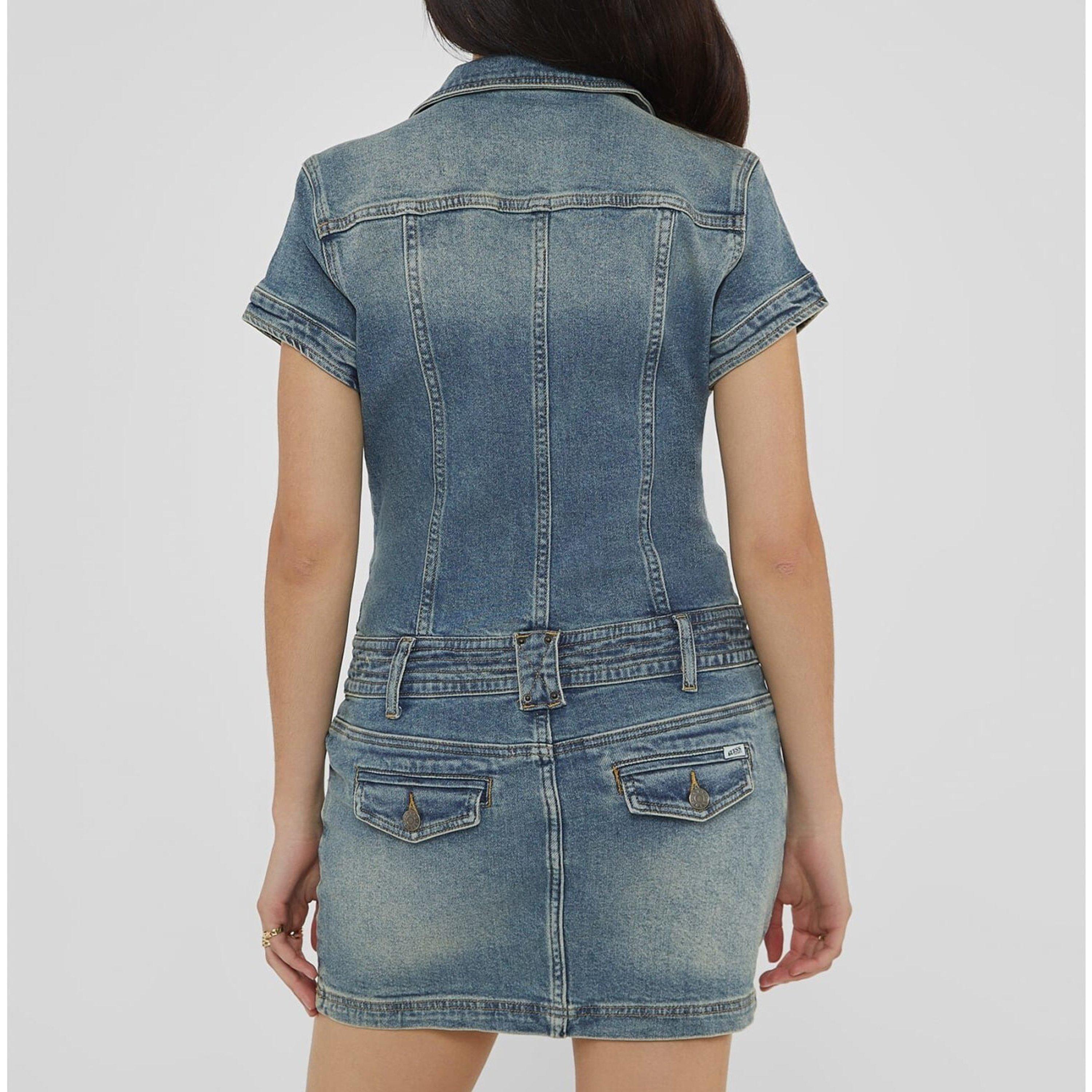 Rain Lt Wash - Guess - Belted Mini Dress - 2