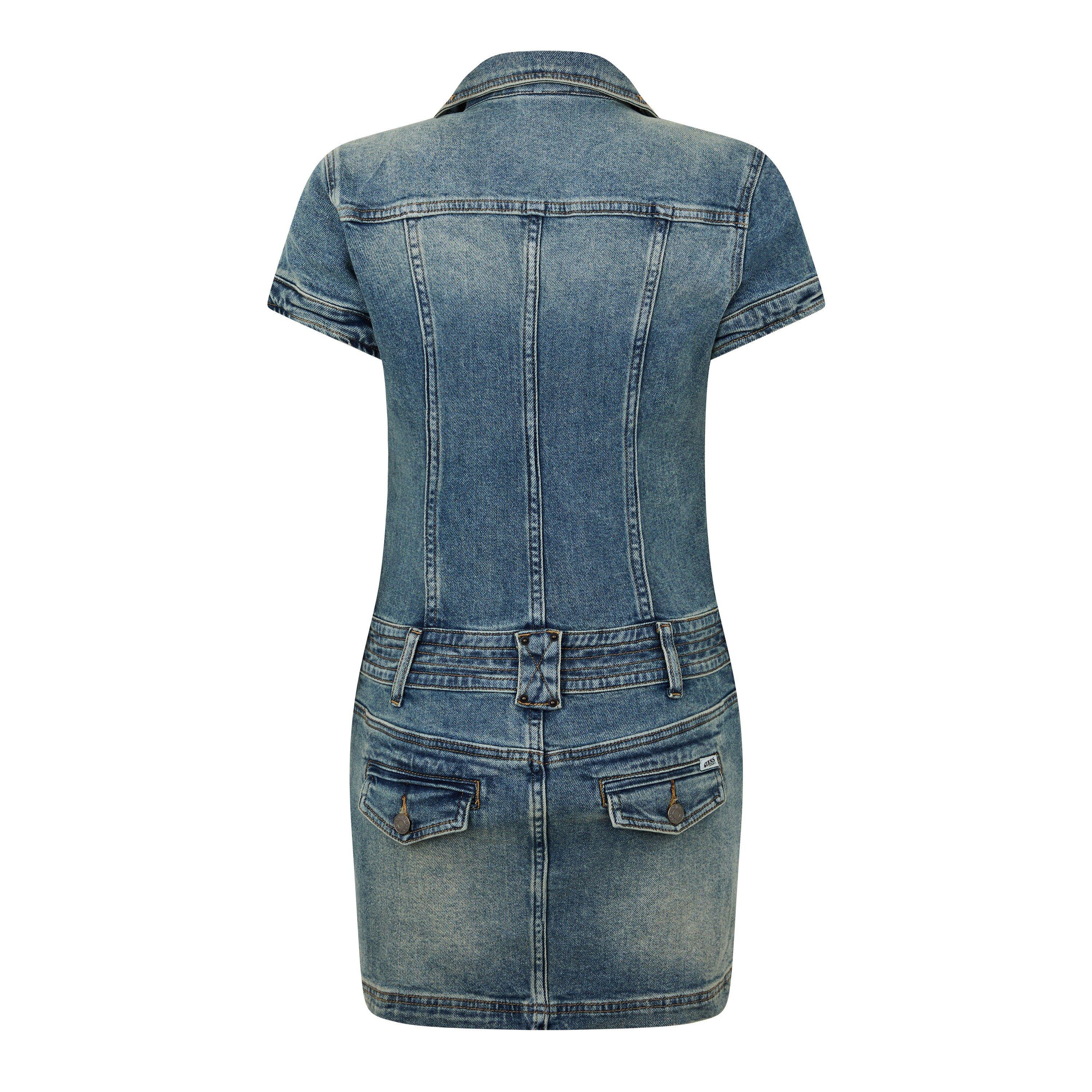 Rain Lt Wash - Guess - Belted Mini Dress - 4