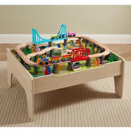 Toylife Toylife Wooden 100 Piece Train Table