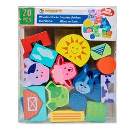 Wooden Games WoodGam Animal Building Blocks