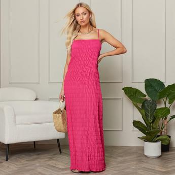 I Saw It First ISAWITFIRST Textured Cami Maxi Dress