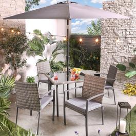 Studio Tuscany 6 Piece Rattan Patio Set