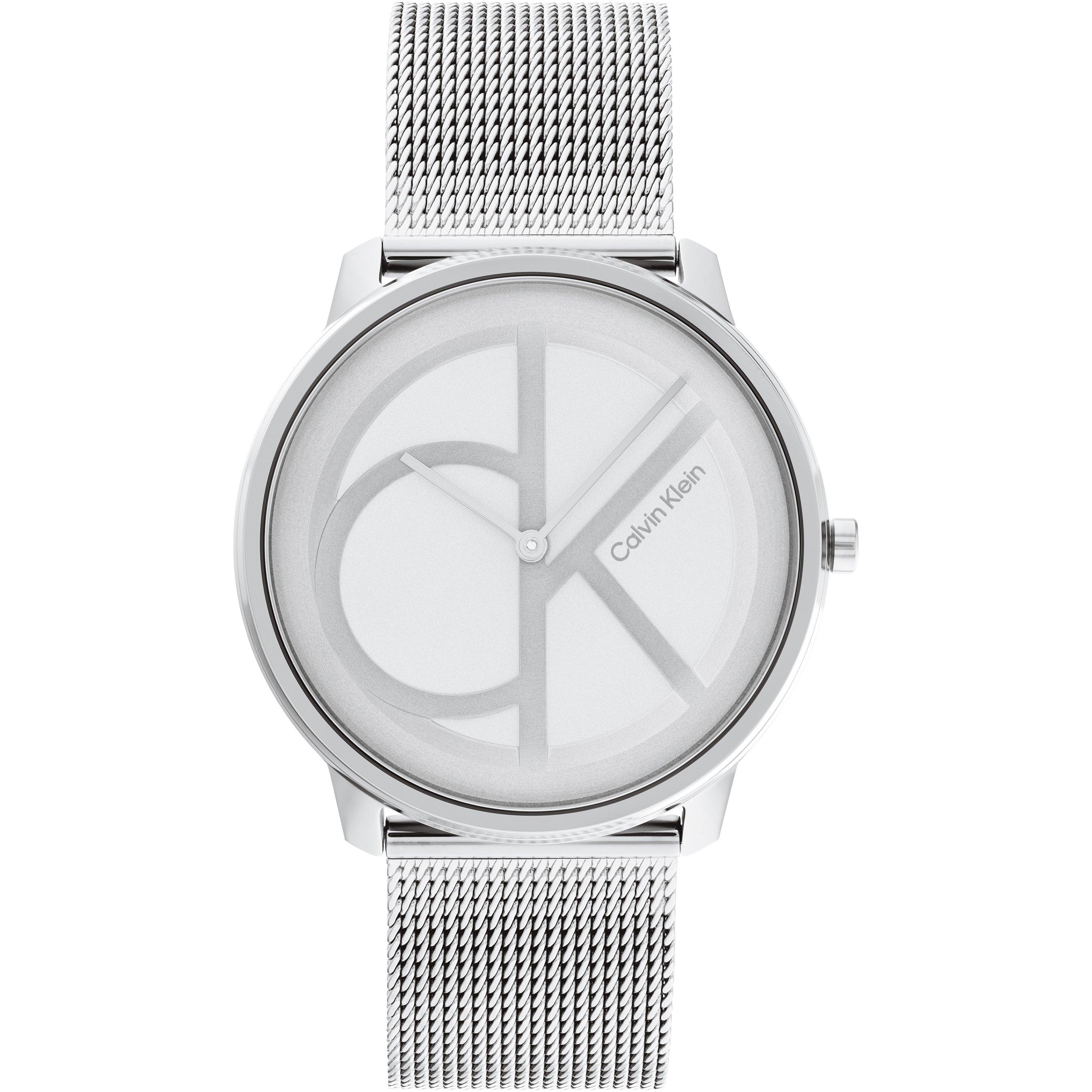 Silver - Calvin Klein - Ladies Calvin Klein Mesh Watch - 1