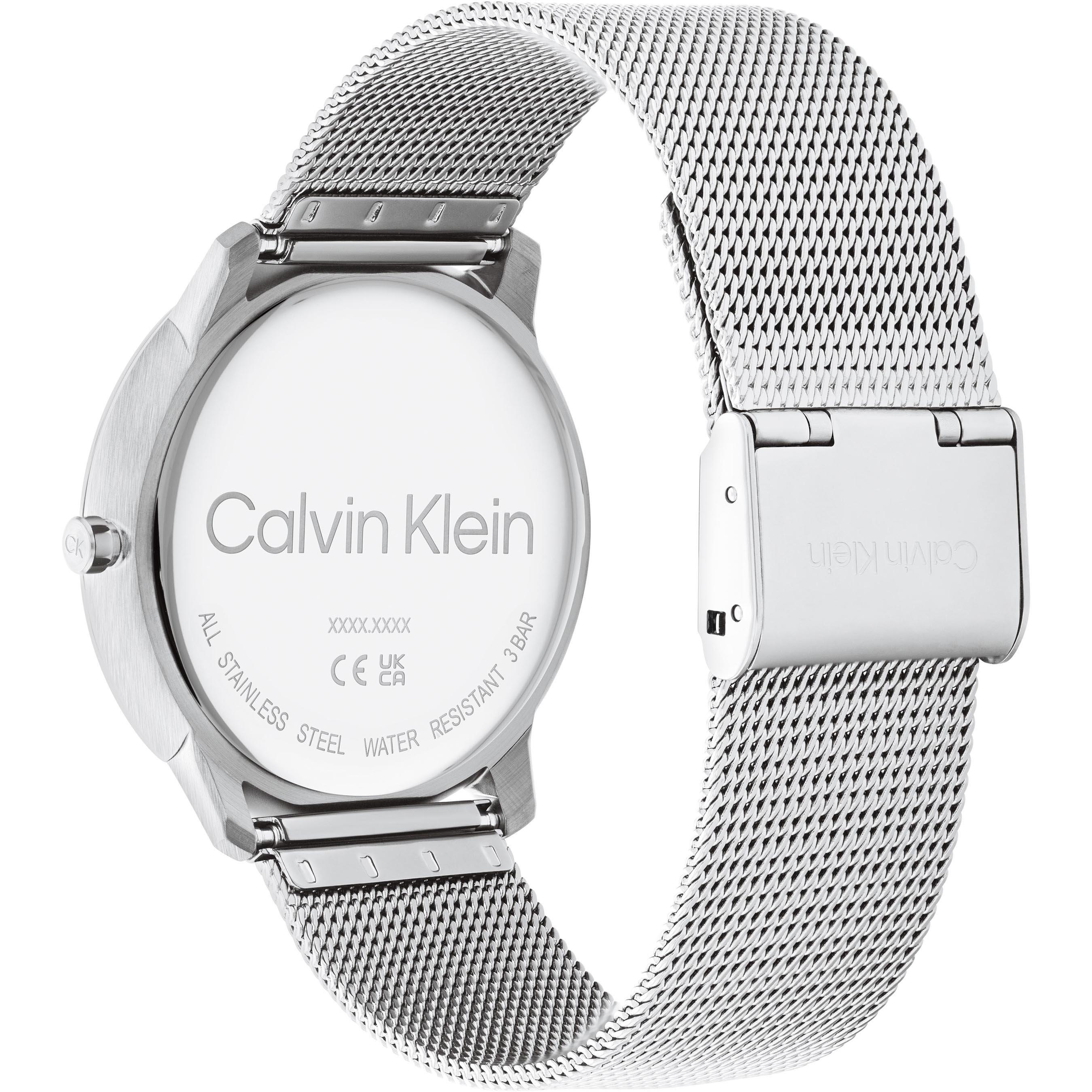 Silver - Calvin Klein - Ladies Calvin Klein Mesh Watch - 3