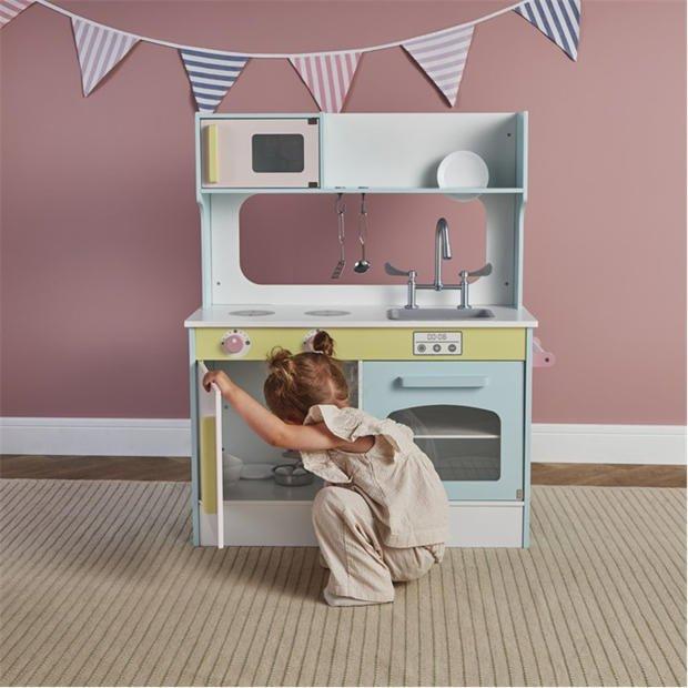 Wooden 2 in 1 Kitchen and Cafe