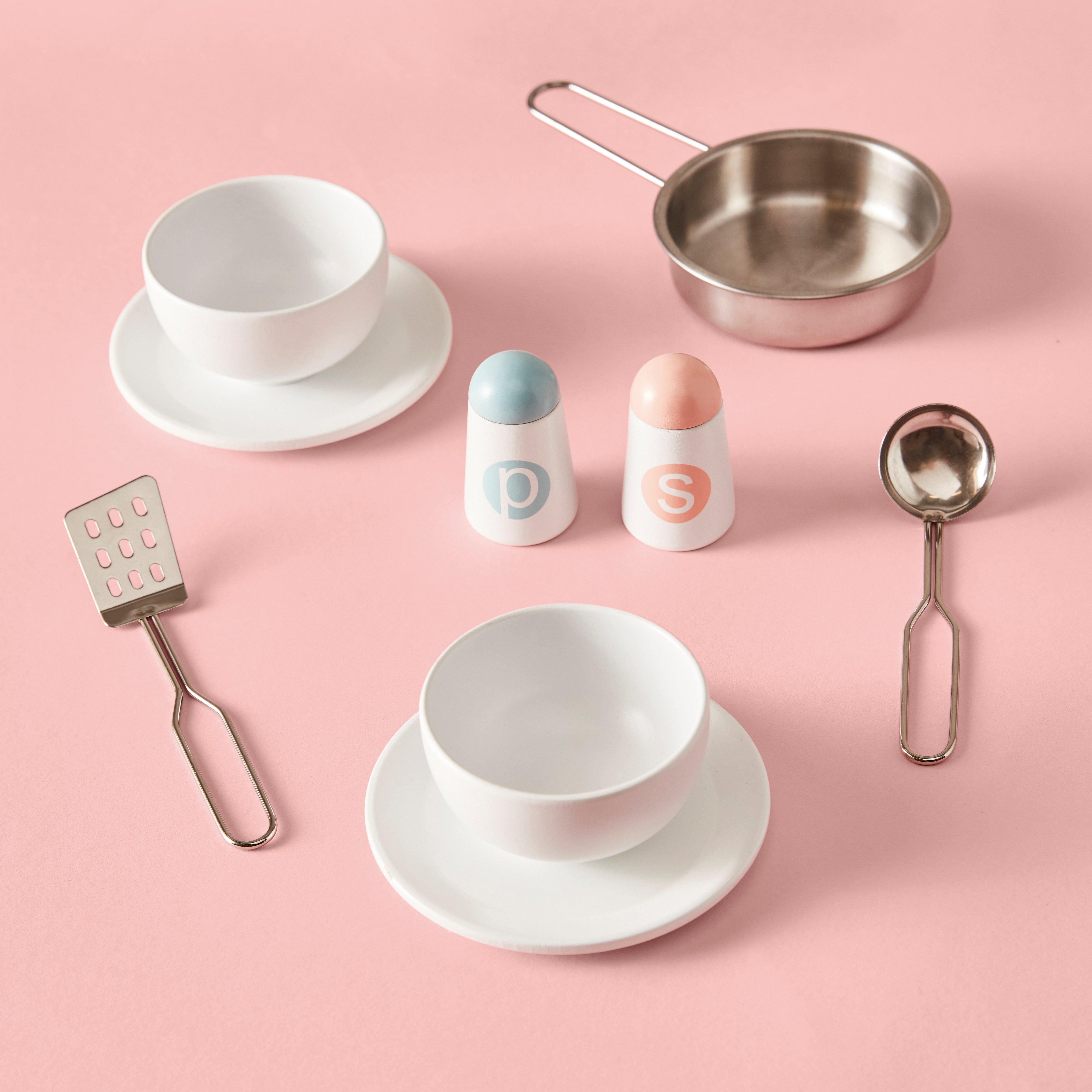 Multi - Tooky Toy - Wooden 2 in 1 Kitchen and Cafe - 6