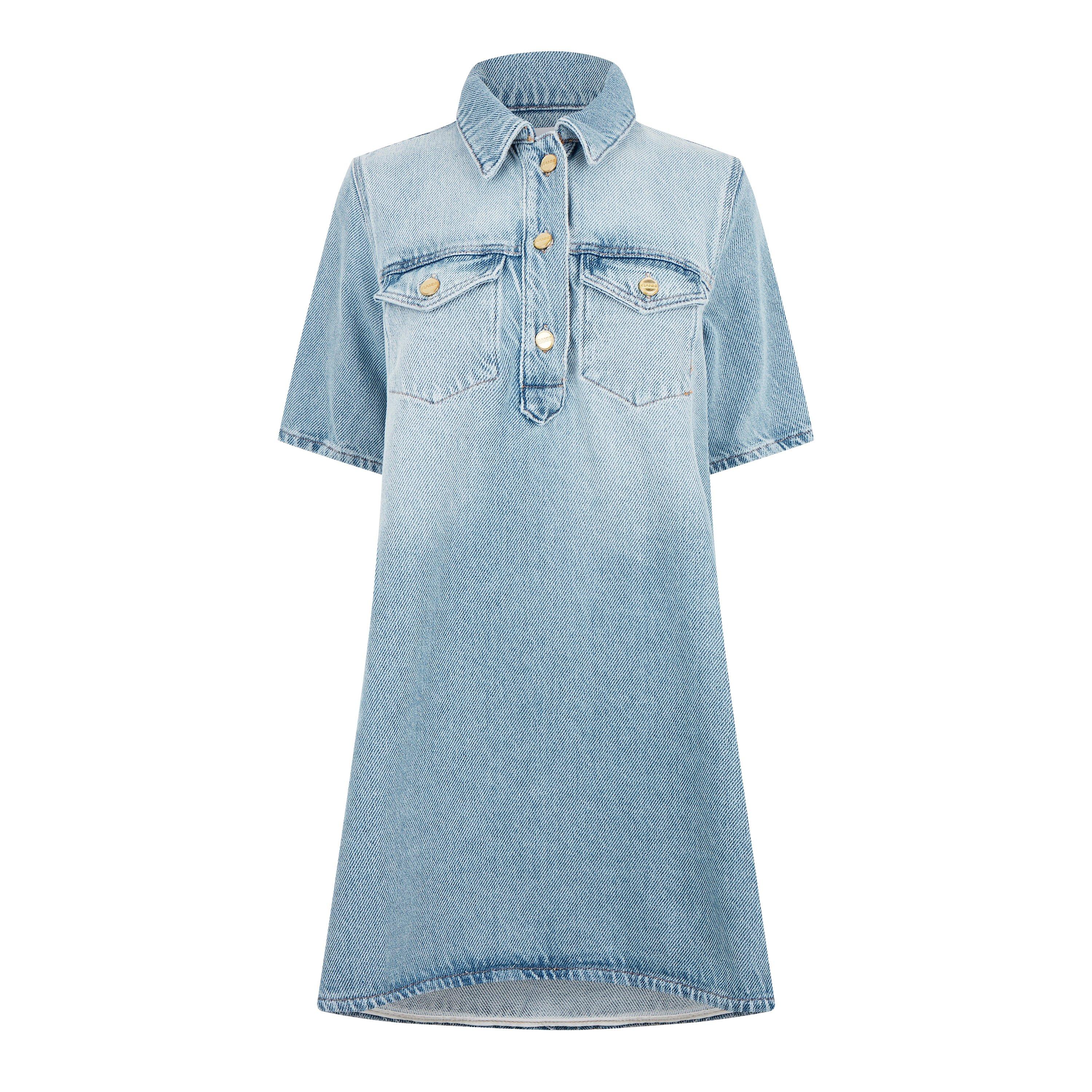 Tint Wash - Ganni - Cutline Denim Mini Dress - 5