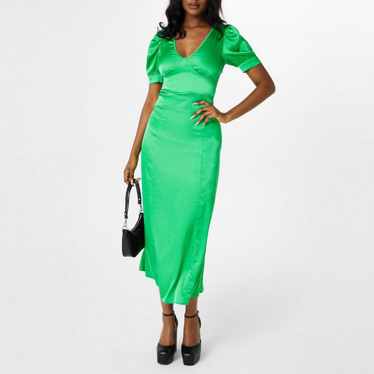 Vert vif - Vero Moda - Regular Fit Long Sleeve Mini Dress Leggings - 2