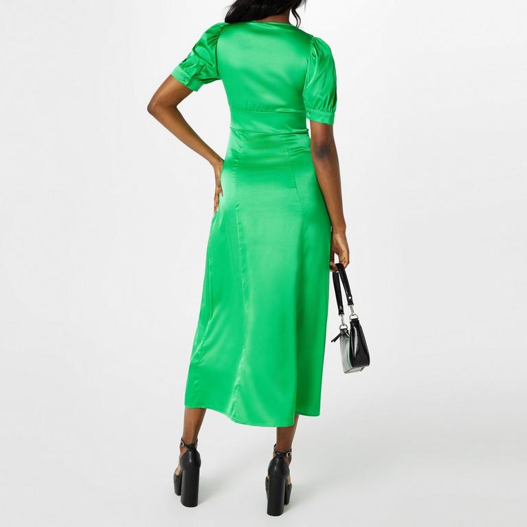 Vert vif - Vero Moda - Regular Fit Long Sleeve Mini Dress Leggings - 3