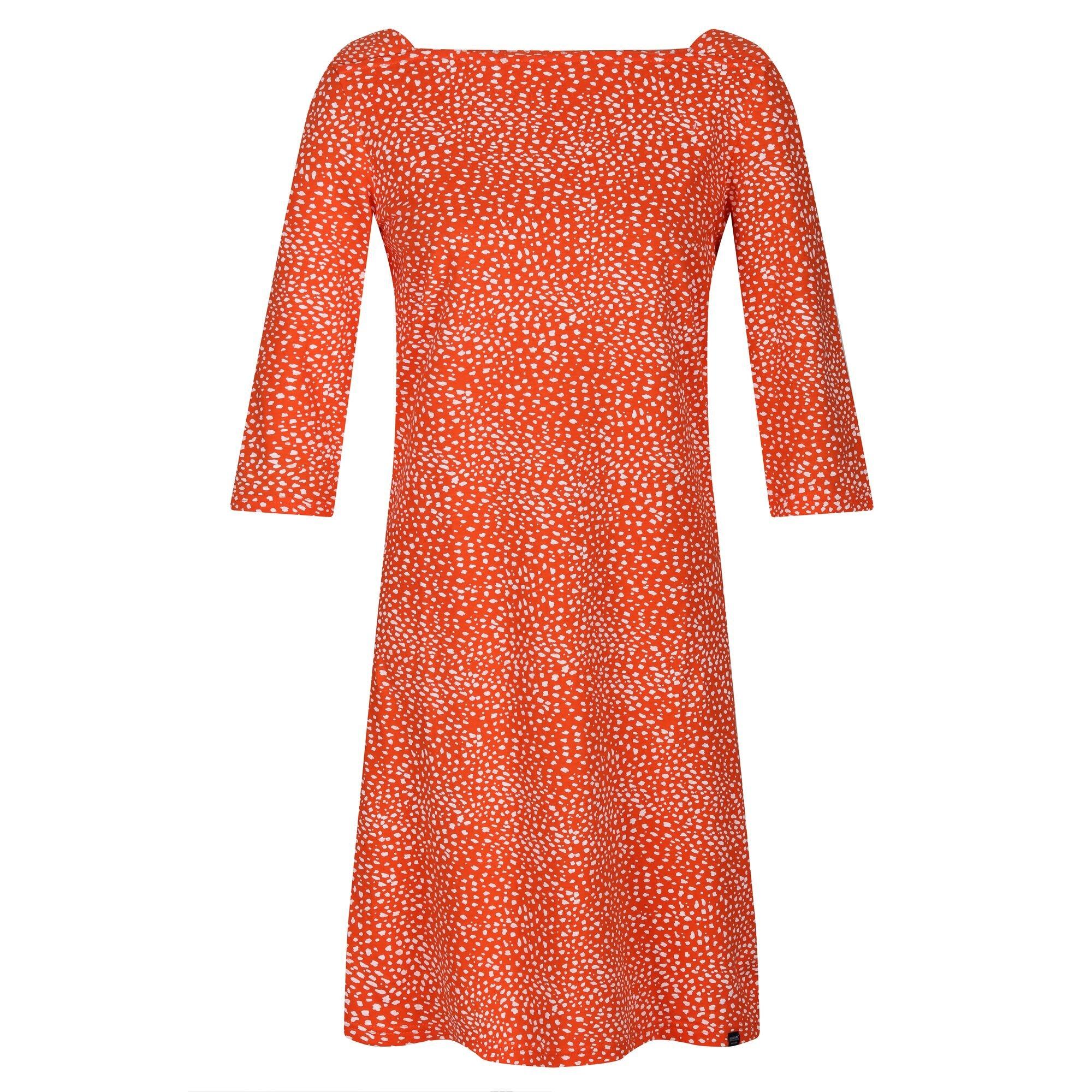 Crayon/Wht Spt - Regatta - Women's Paislee Smock Dress - 1