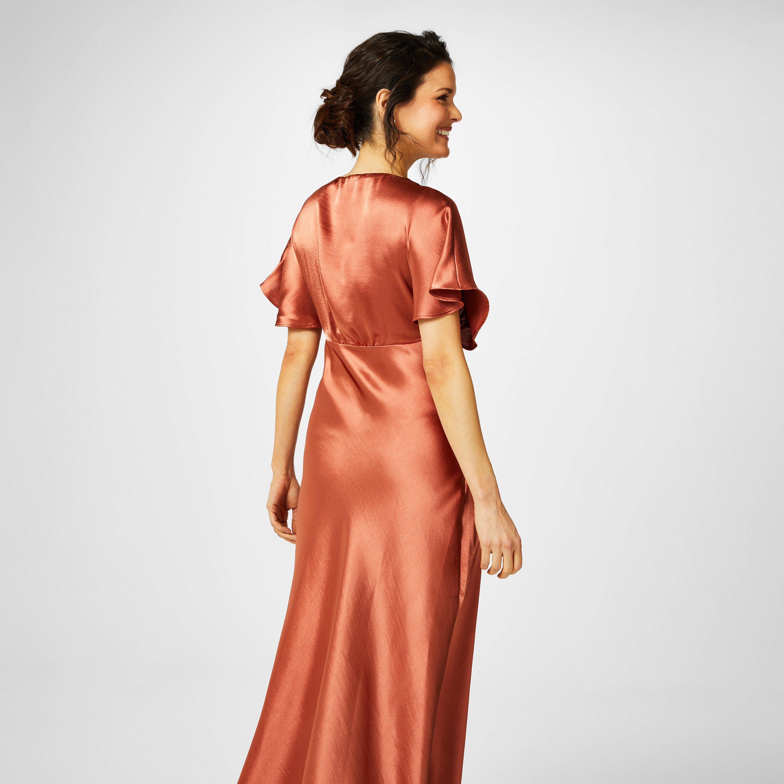 Ruggine - Biba - Bridesmaid Satin Maxi Dress - 2
