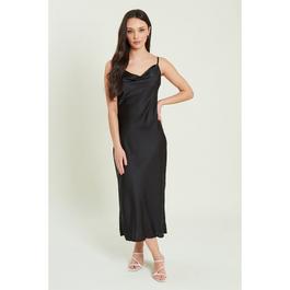 Be You Satin Satin Midaxi Dress