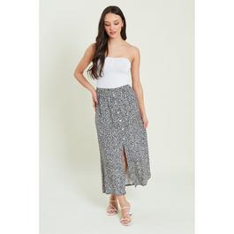 Be You Button Button Midaxi Skirt