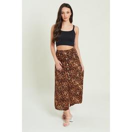 Be You Button Button Midaxi Skirt