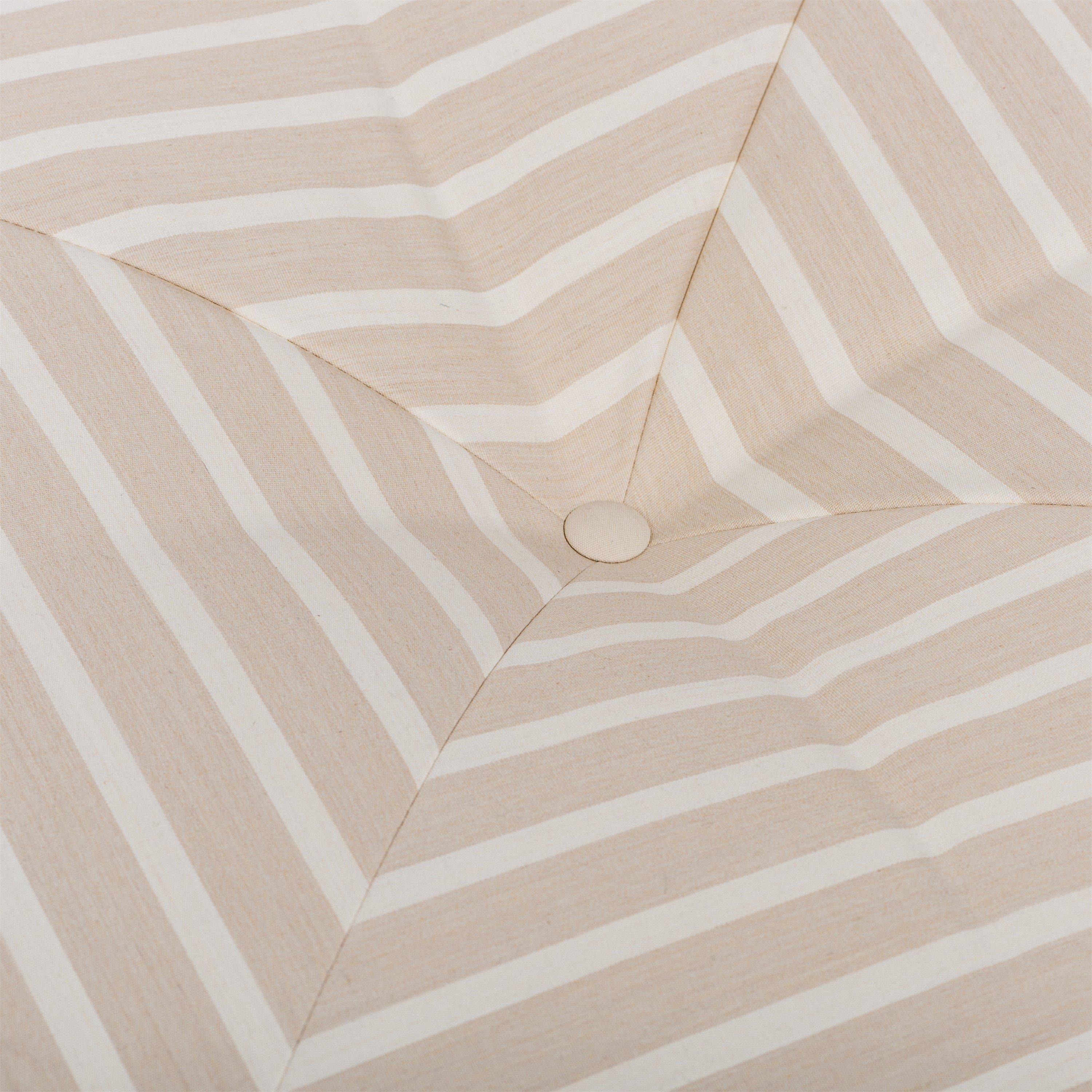 Natural Stripe - Business and Pleasure Co - Floor Pillow Natural - 5