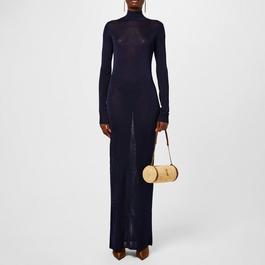 Saint Laurent Long Sleeve Dress