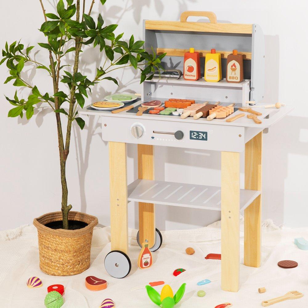Mehrfarbig - Tooky Toy - Wooden BBQ Playset - 2