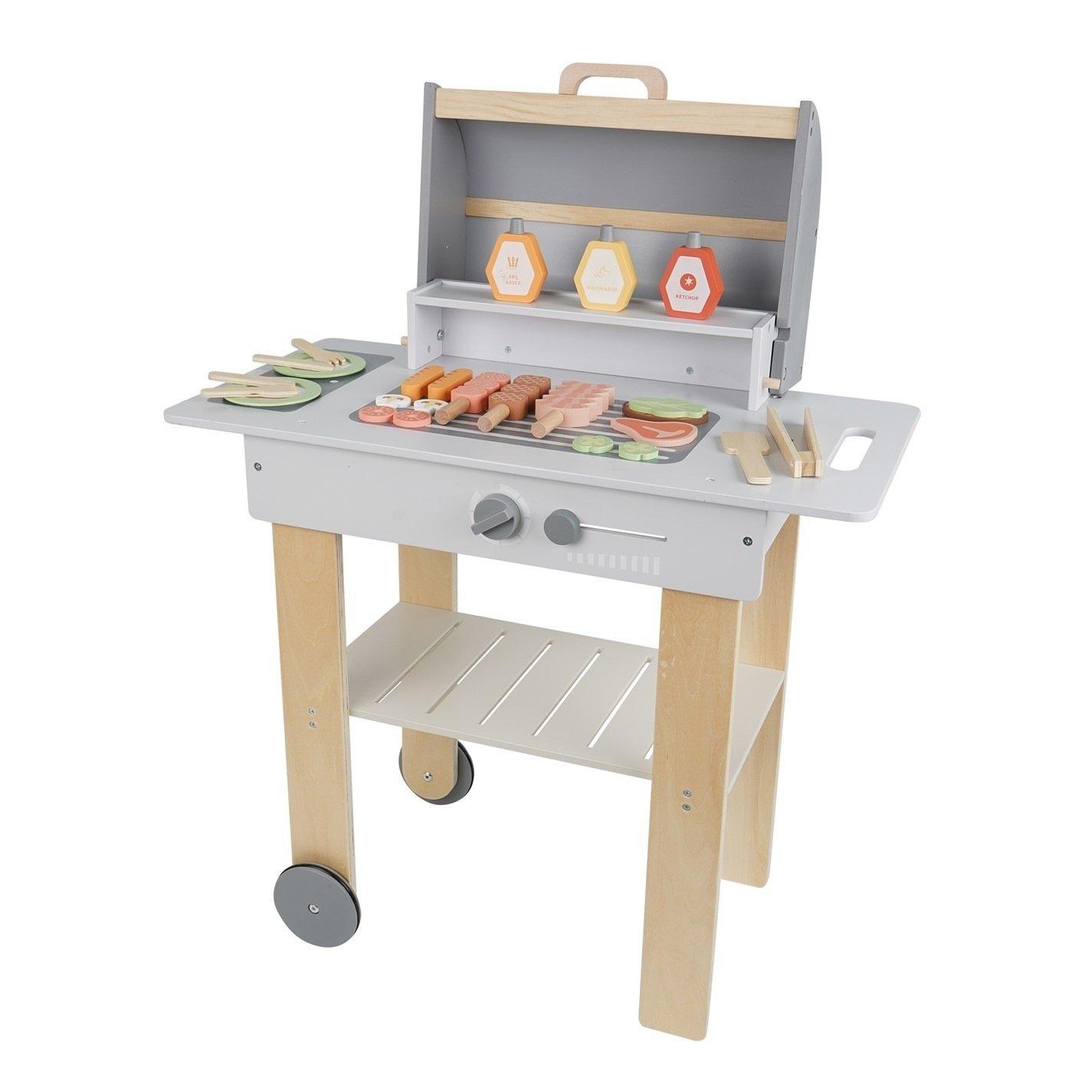 Mehrfarbig - Tooky Toy - Wooden BBQ Playset - 5