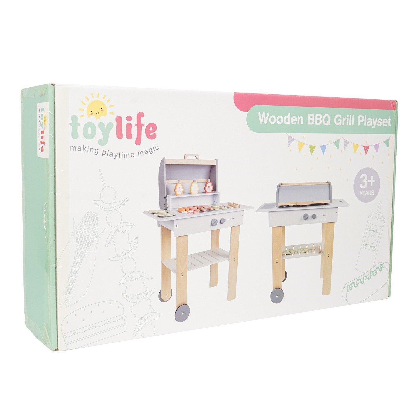 Mehrfarbig - Tooky Toy - Wooden BBQ Playset - 6