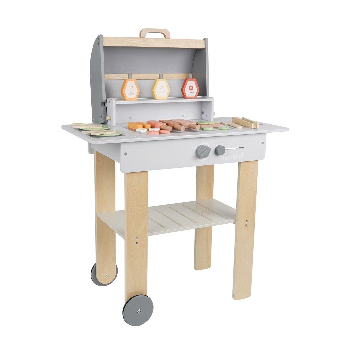 Mehrfarbig - Tooky Toy - Wooden BBQ Playset - 7