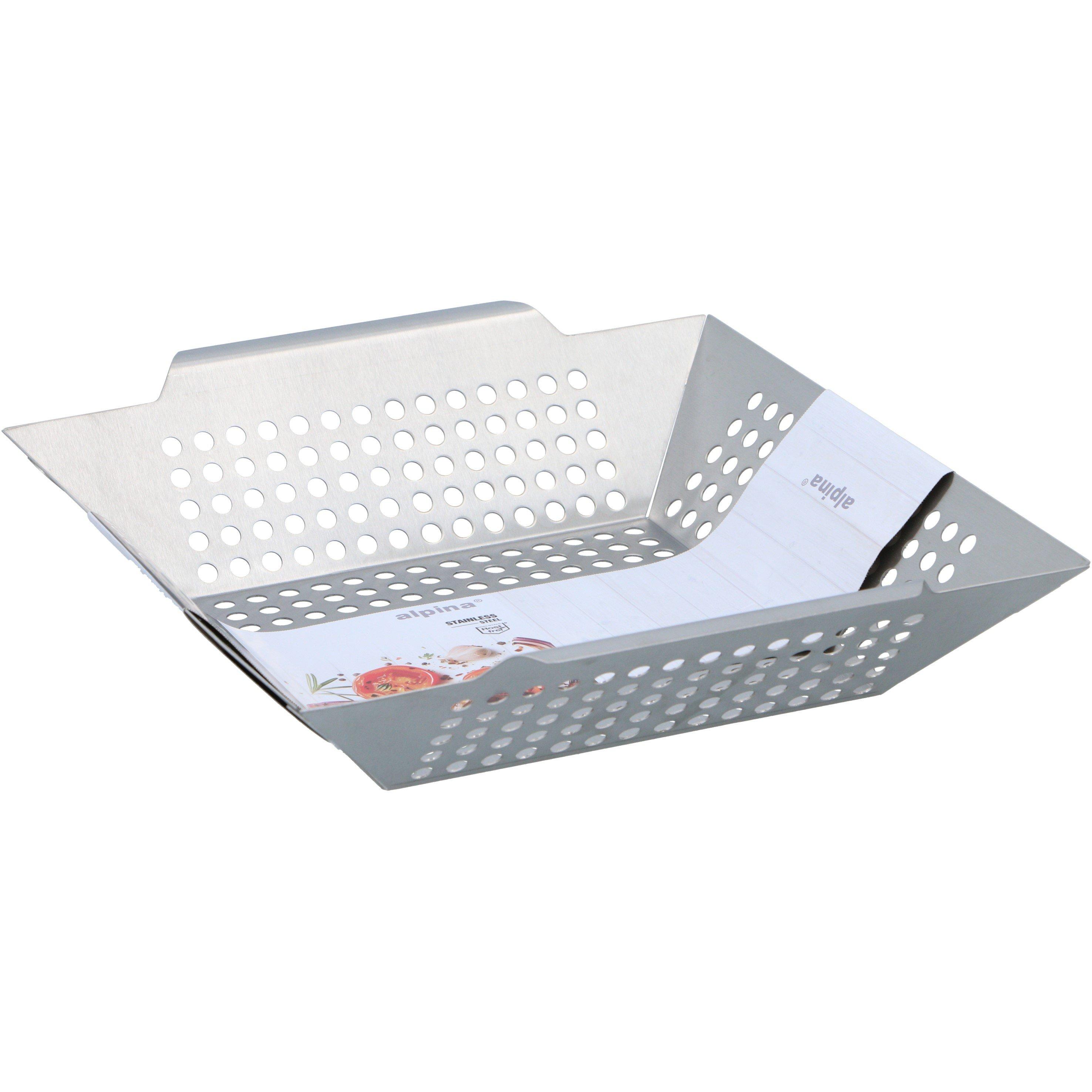 Silver - Edco - Basket BBQ Accessories - 2