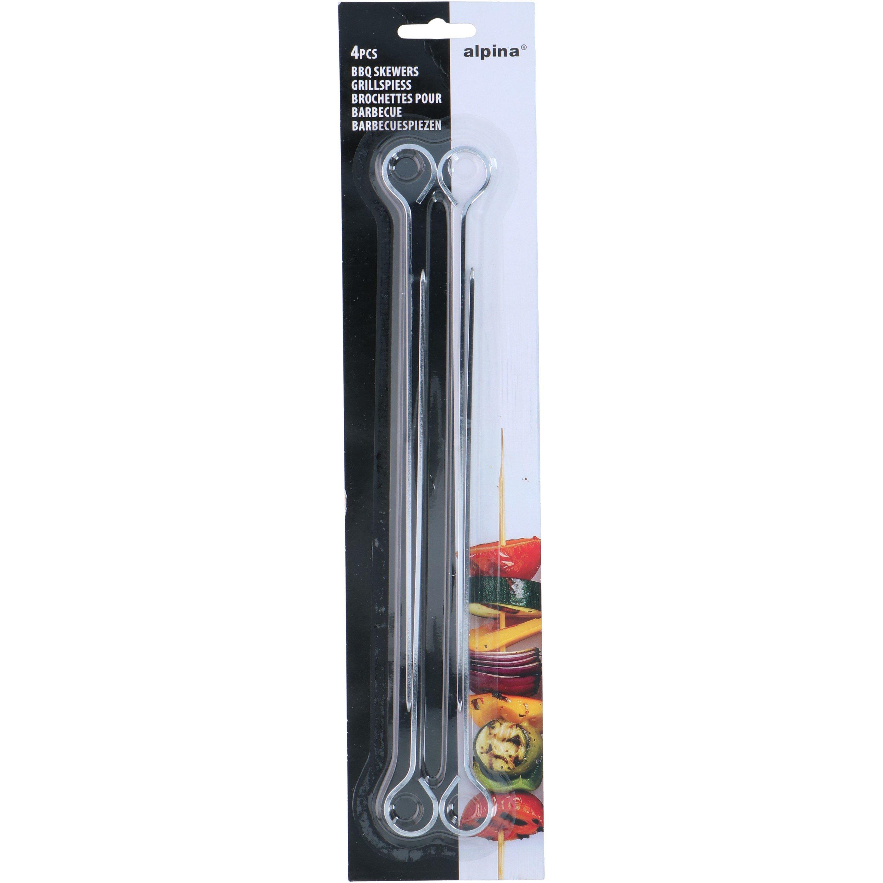 Silver - Alpina - Skewers Set BBQ Accessories - 2