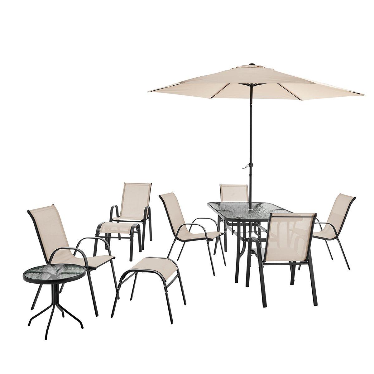 Black Beige - Linea - Garden Furniture Set - 2