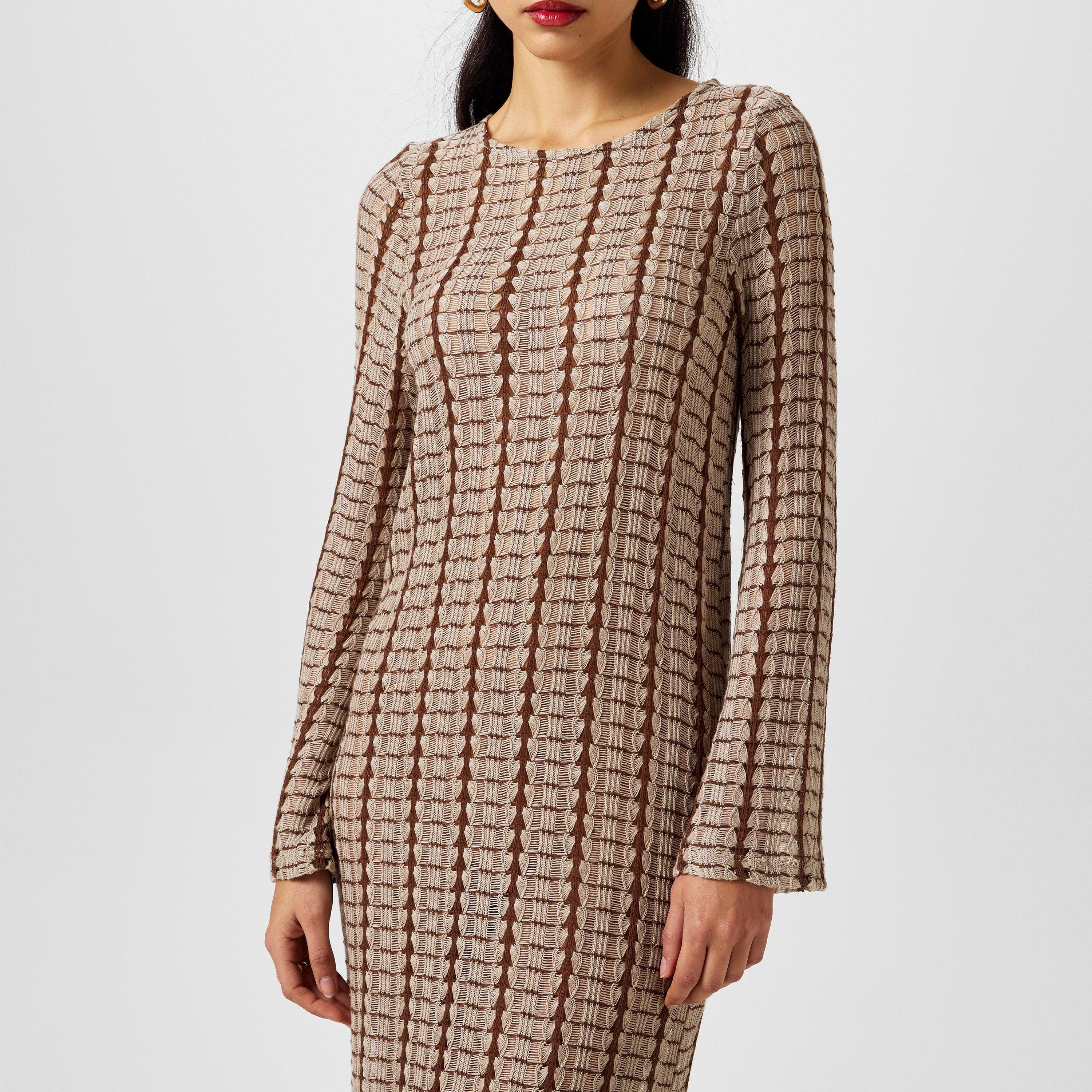 Aveia - Vero Moda - Women's Crochet Maxi Dress - 4