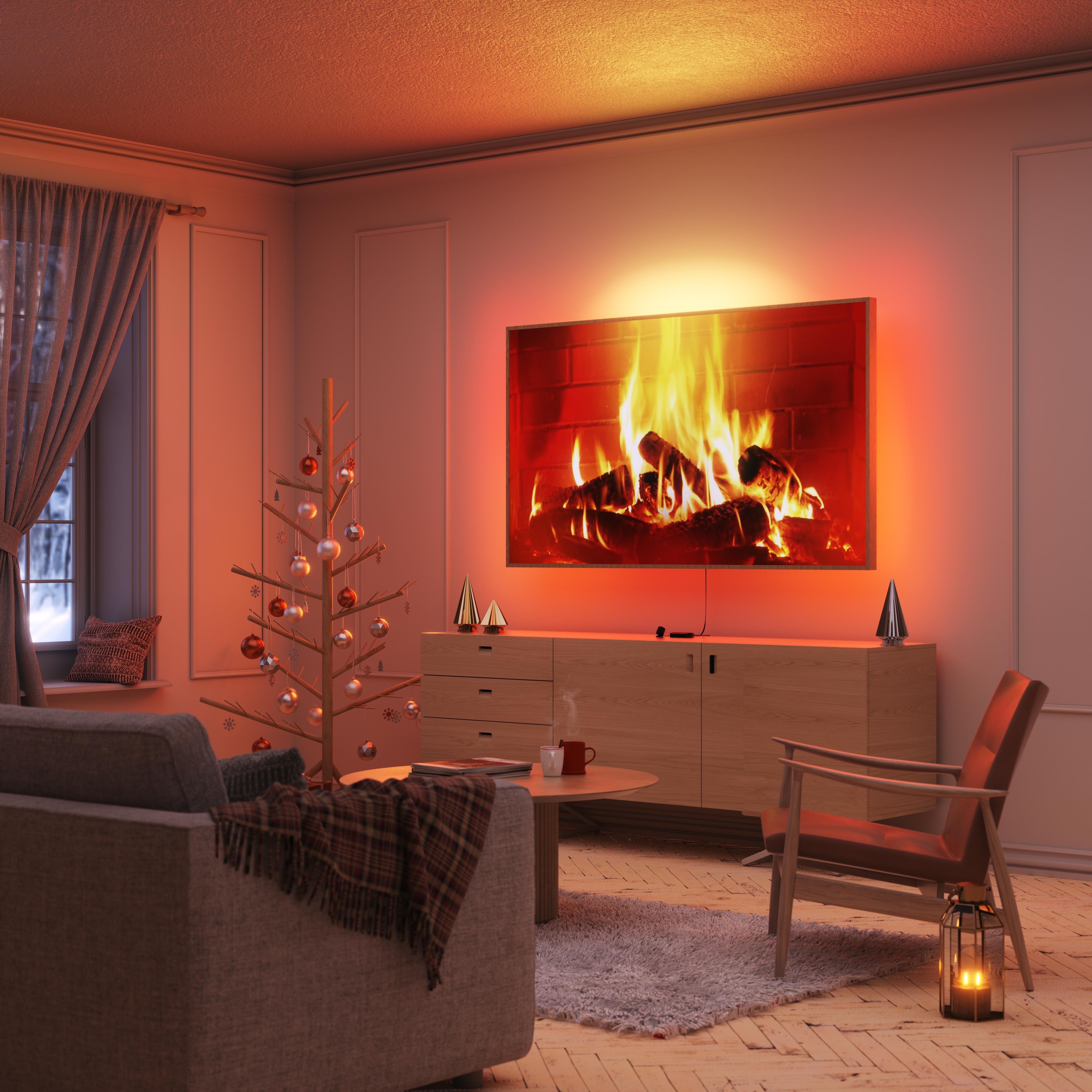 None - Nanoleaf - 4D Screen Mirror + Lightstrip Kit 65" - 9