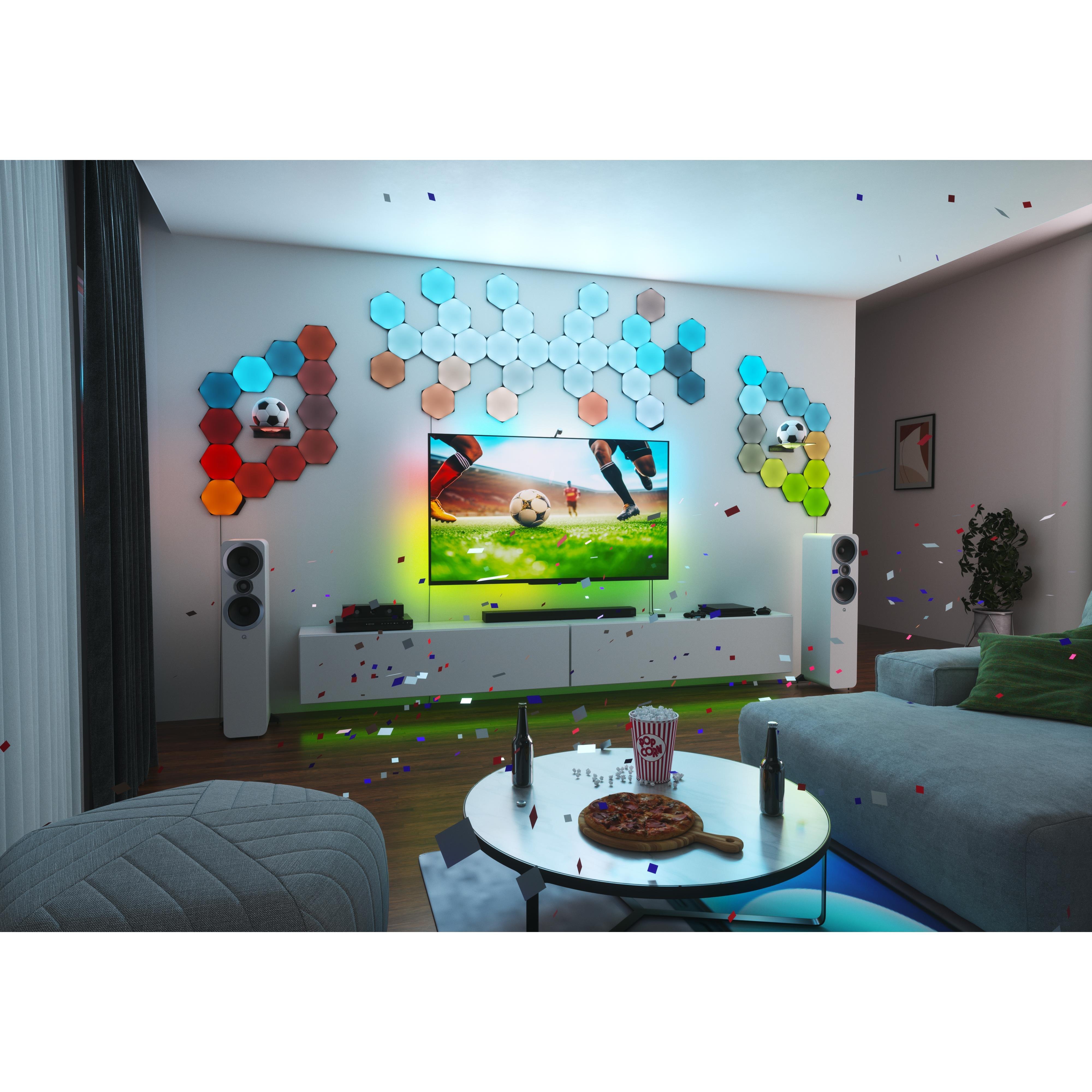 None - Nanoleaf - 4D Screen Mirror + Lightstrip Kit 65" - 10