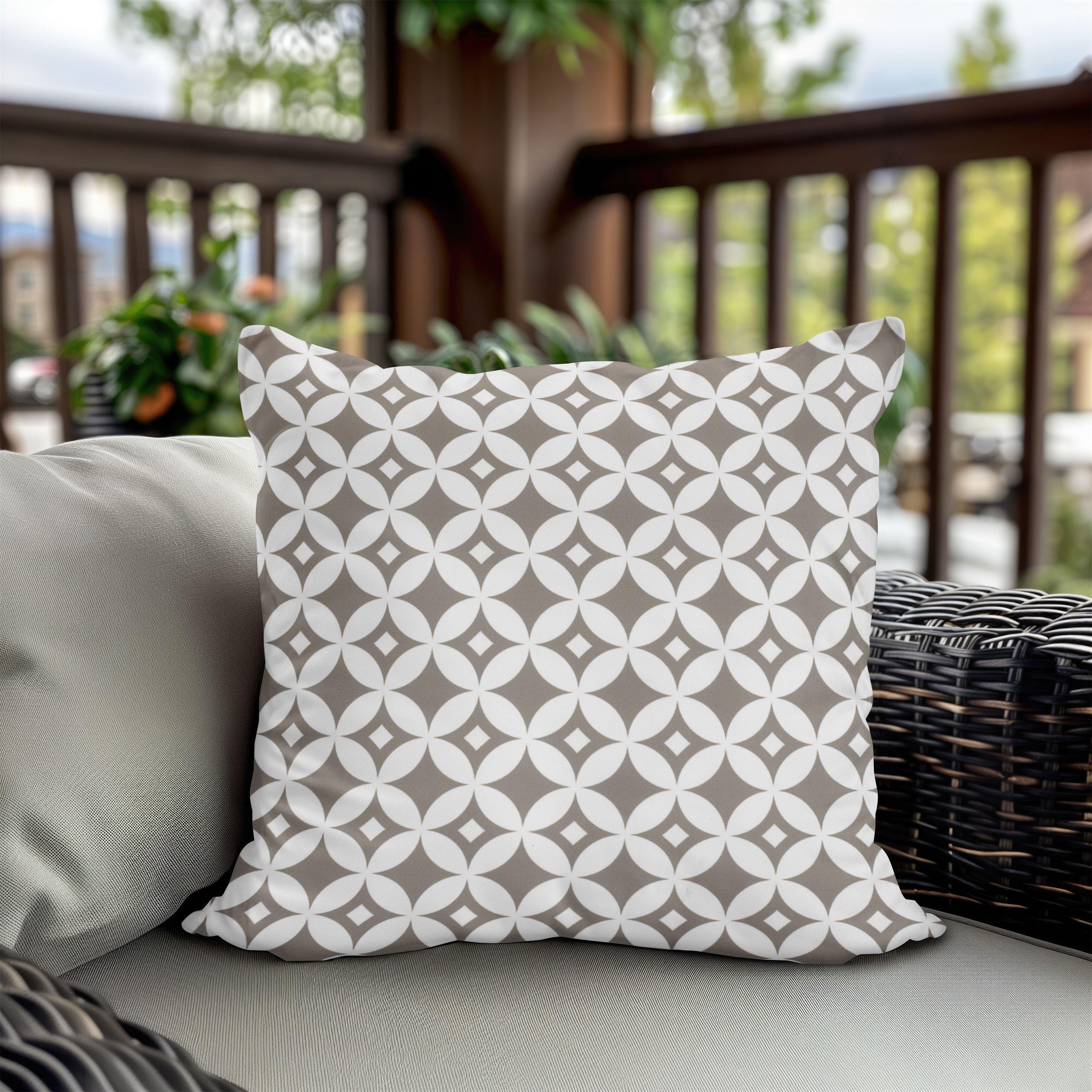 Streetwize  Pair Of Filled Outdoor Cushions - Grey - 45X45 CM