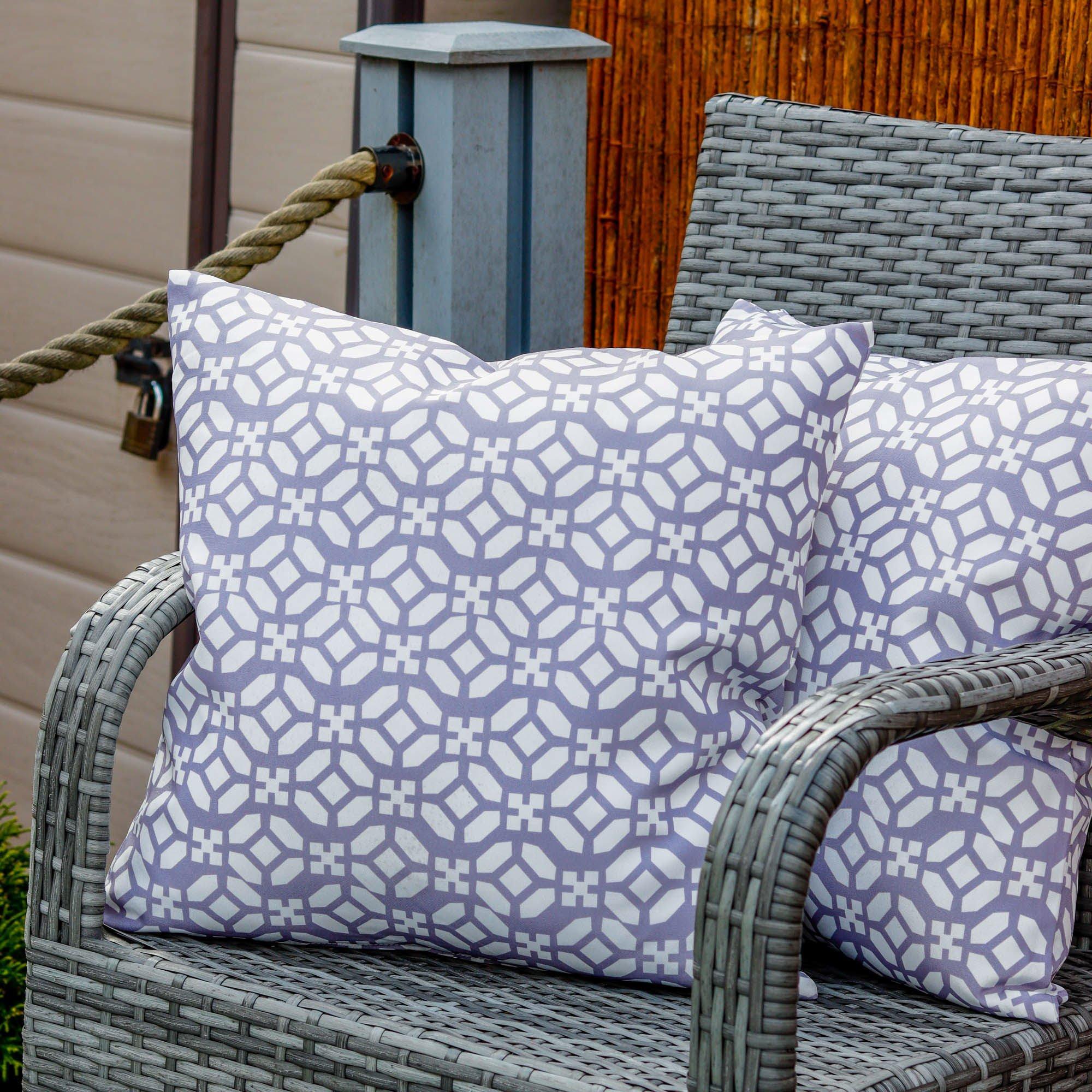 Geo - Streetwize - Pair of Filled Outdoor Cushions - 1