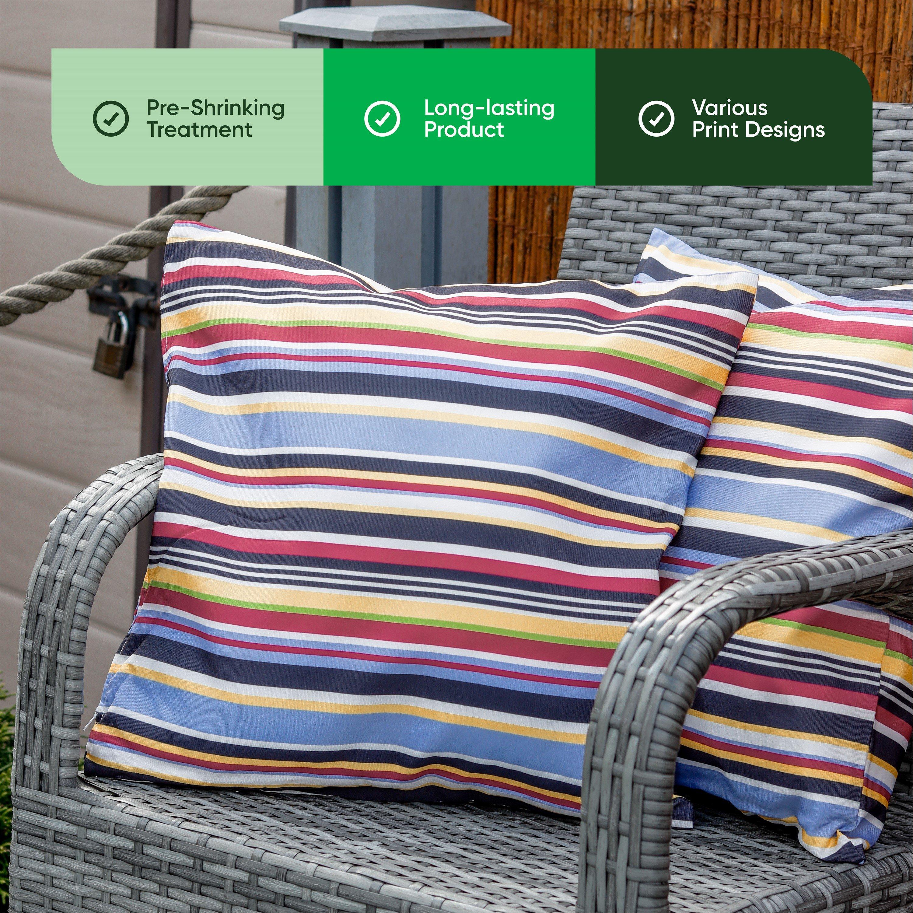 Stripe - Streetwize - Pair of Filled Outdoor Cushions - 5