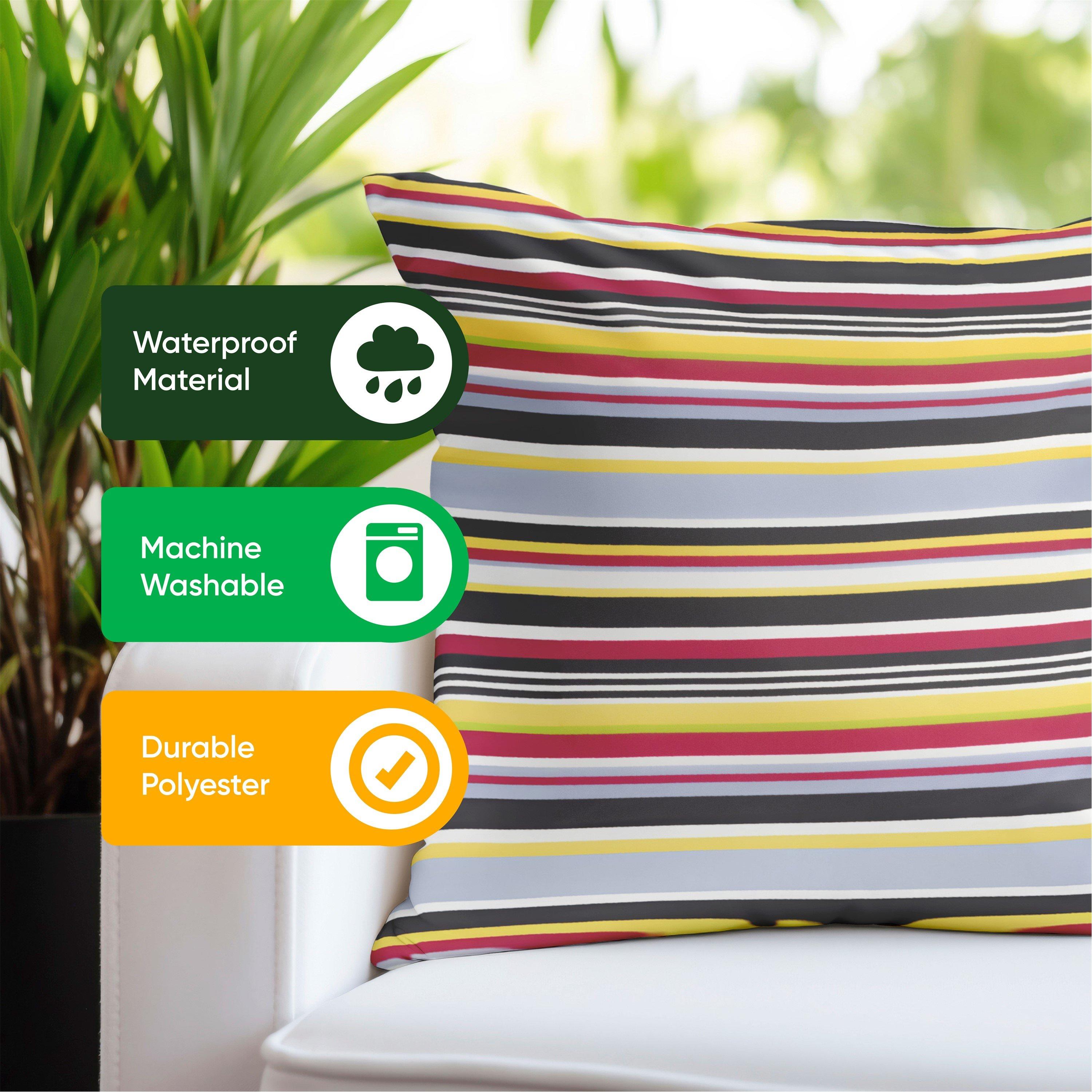 Stripe - Streetwize - Pair of Filled Outdoor Cushions - 6
