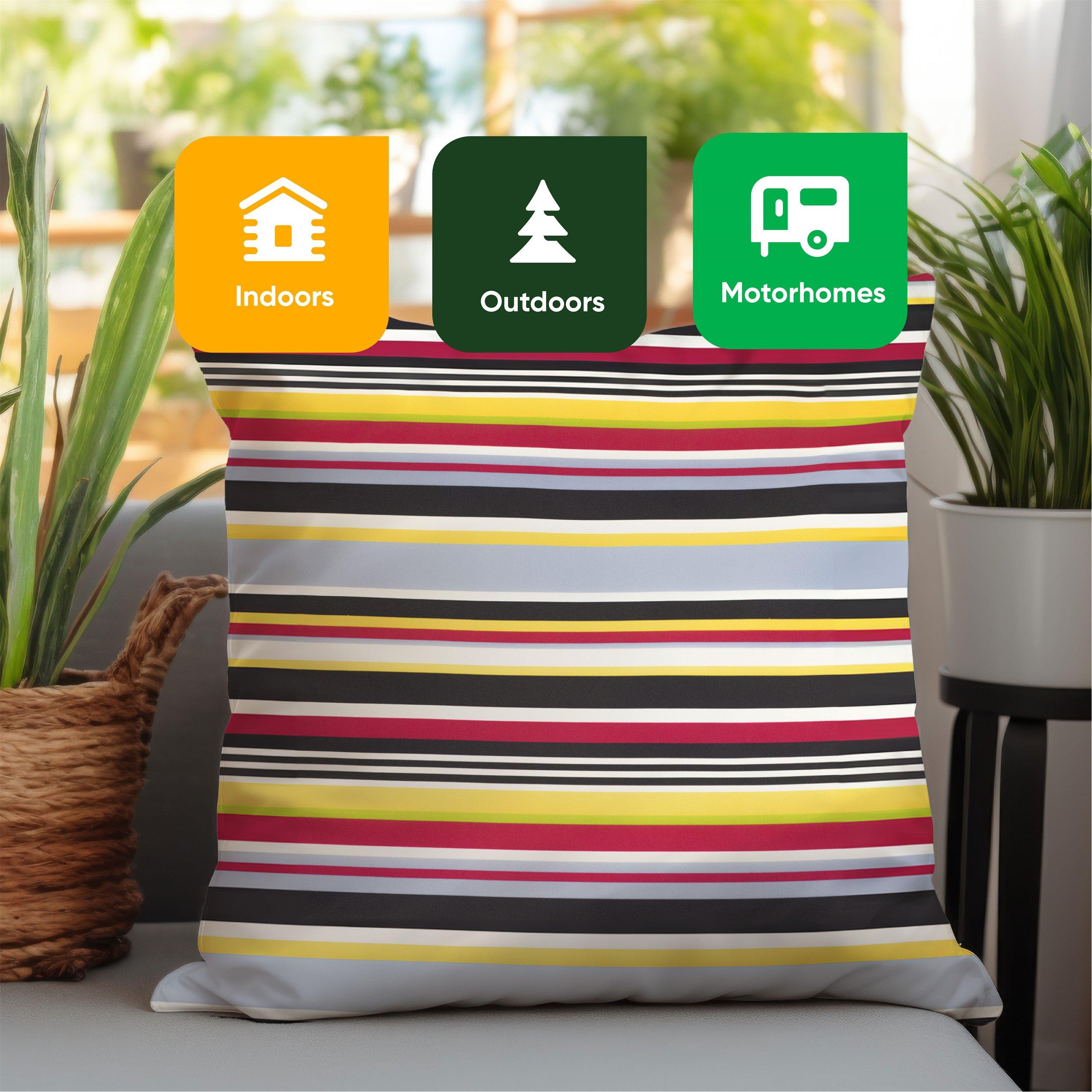 Stripe - Streetwize - Pair of Filled Outdoor Cushions - 7