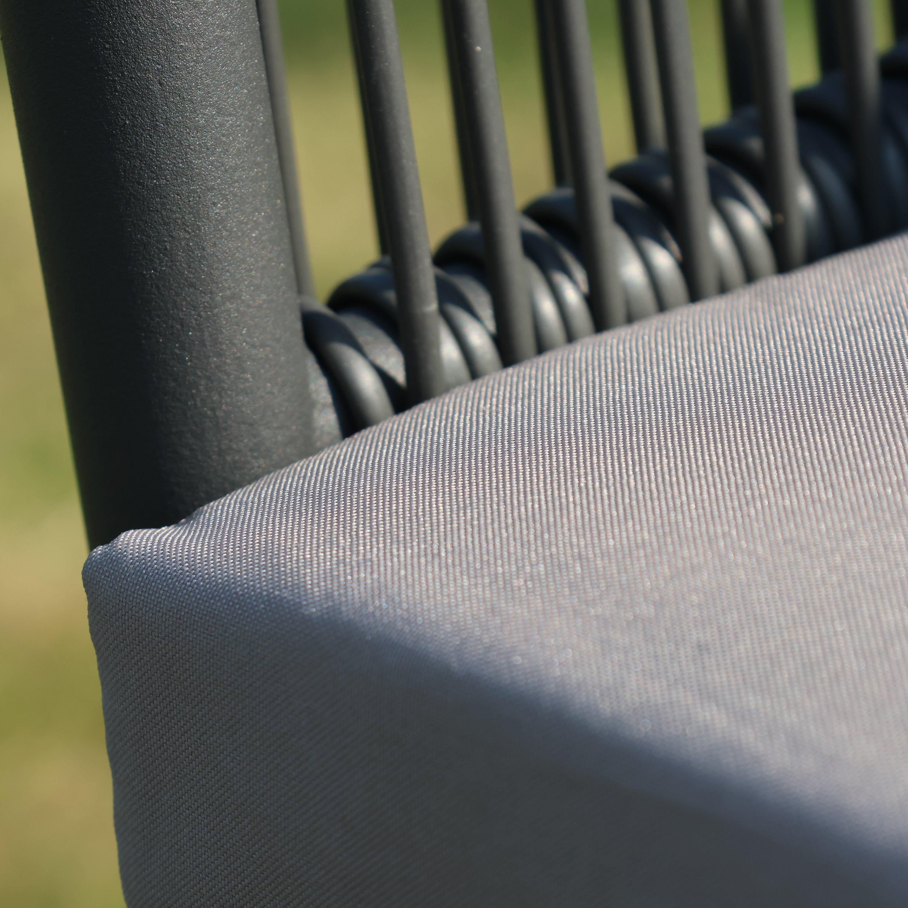 Linea | Modern Arched Metal Garden Bench | FRASERS