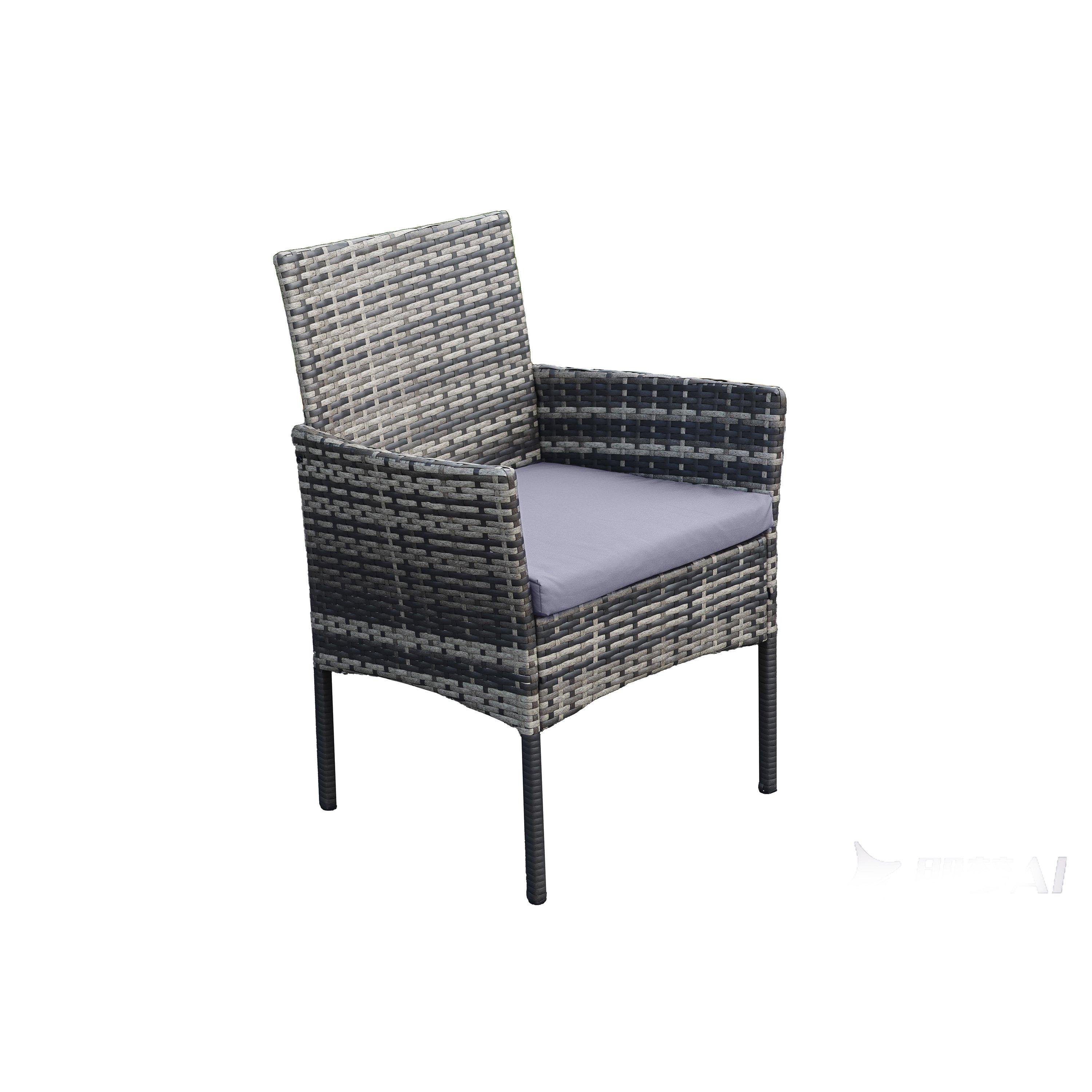 Grey/Black - Linea - Linea  Fiji 3pc Bistro 63 - 3