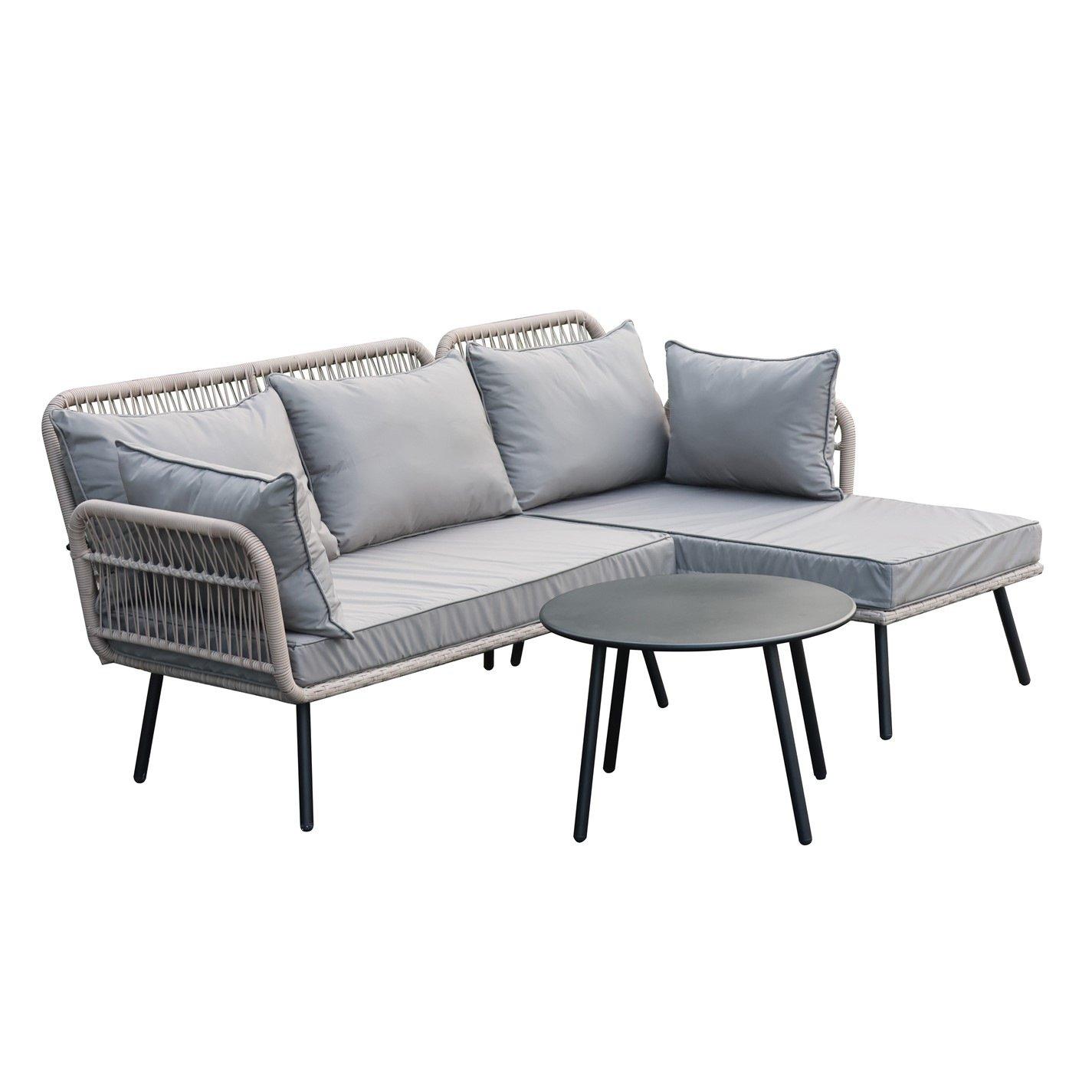 Nat/Grey - Linea - Linea  Granada 2pc Chs 63 - 2