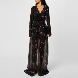 Rotate Floral Maxi Dress