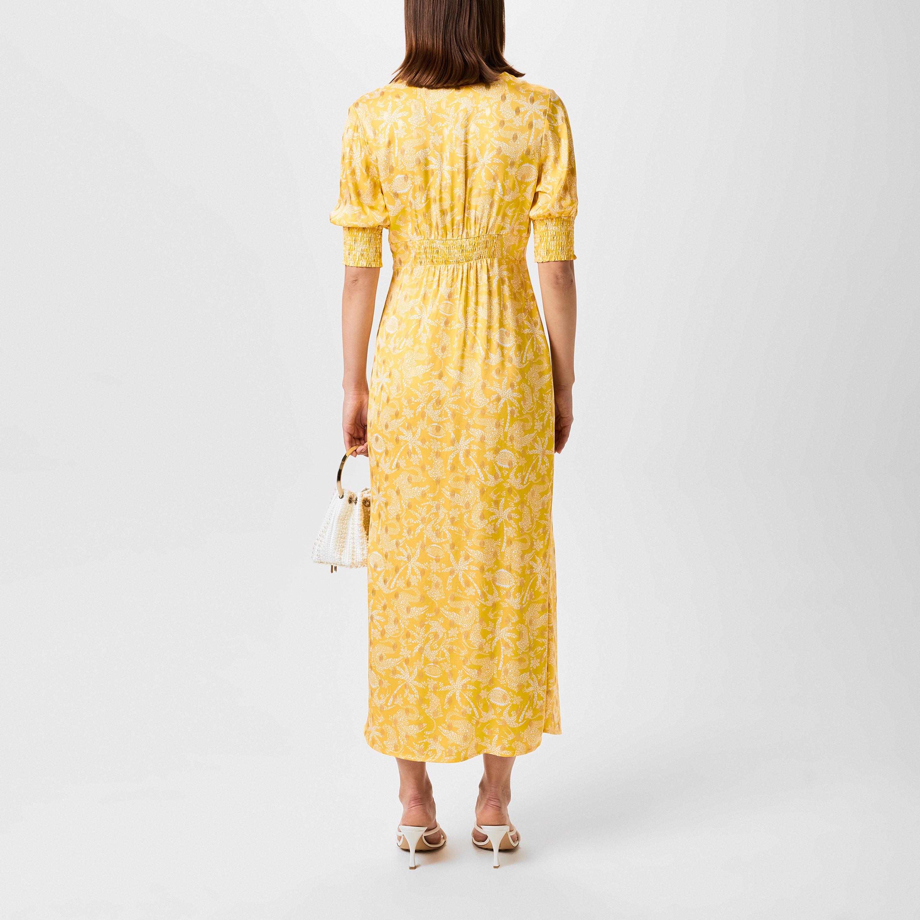 Yellow - Never Fully Dressed - May Satin Dress - 4