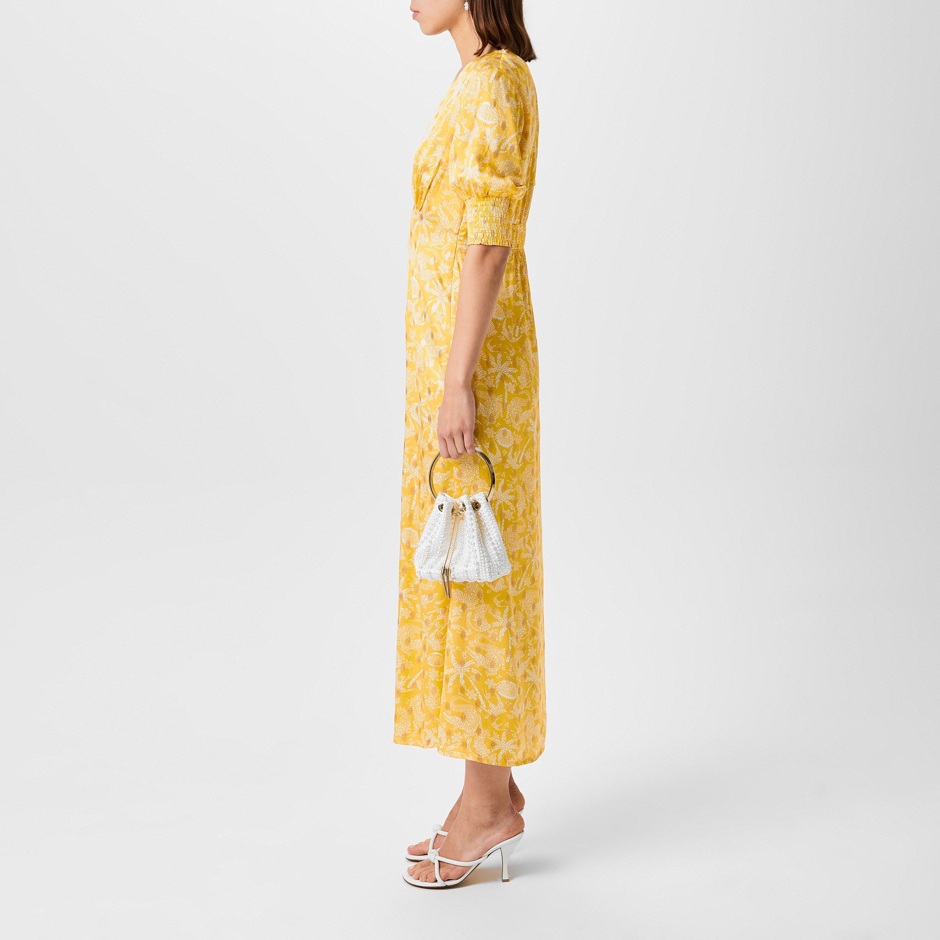 Yellow - Never Fully Dressed - May Satin Dress - 5