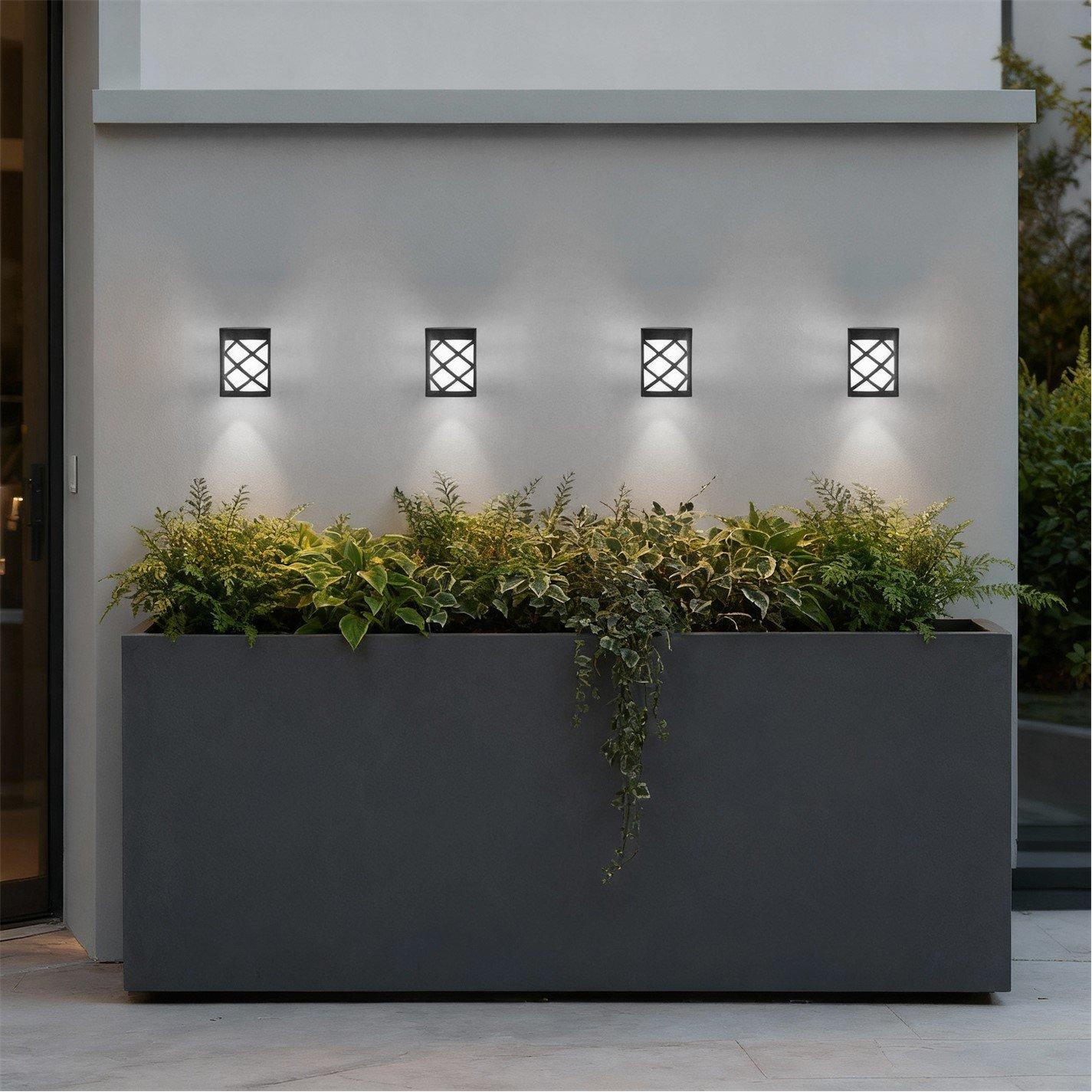 LED - Streetwize - Solar Powered Fence And Wall Lights - 4 Pack - 3