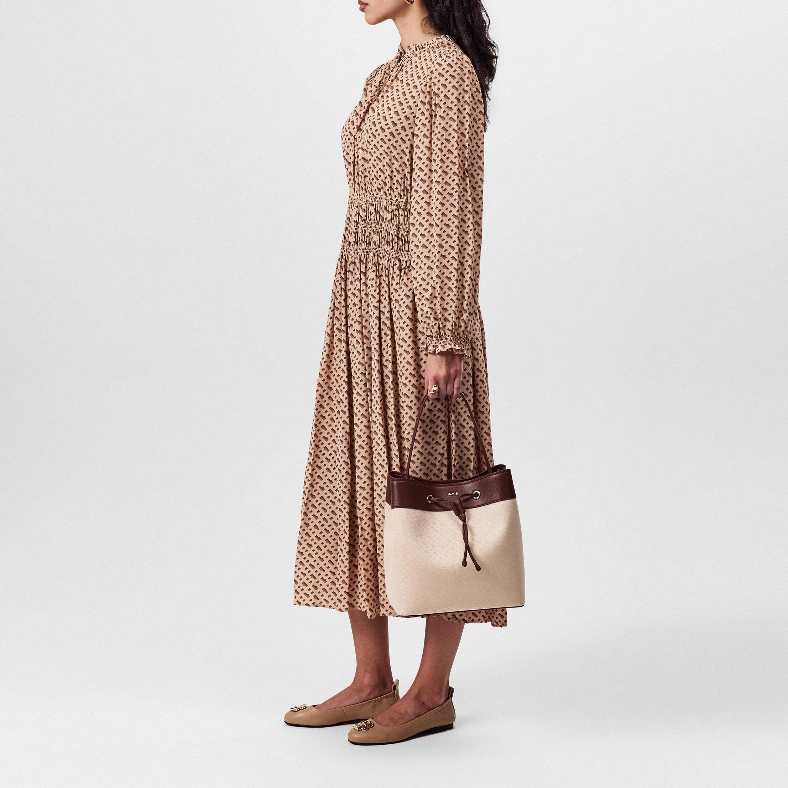 Open Miscellane - Boss - Women's Monogram All-Over Design Dress - 2