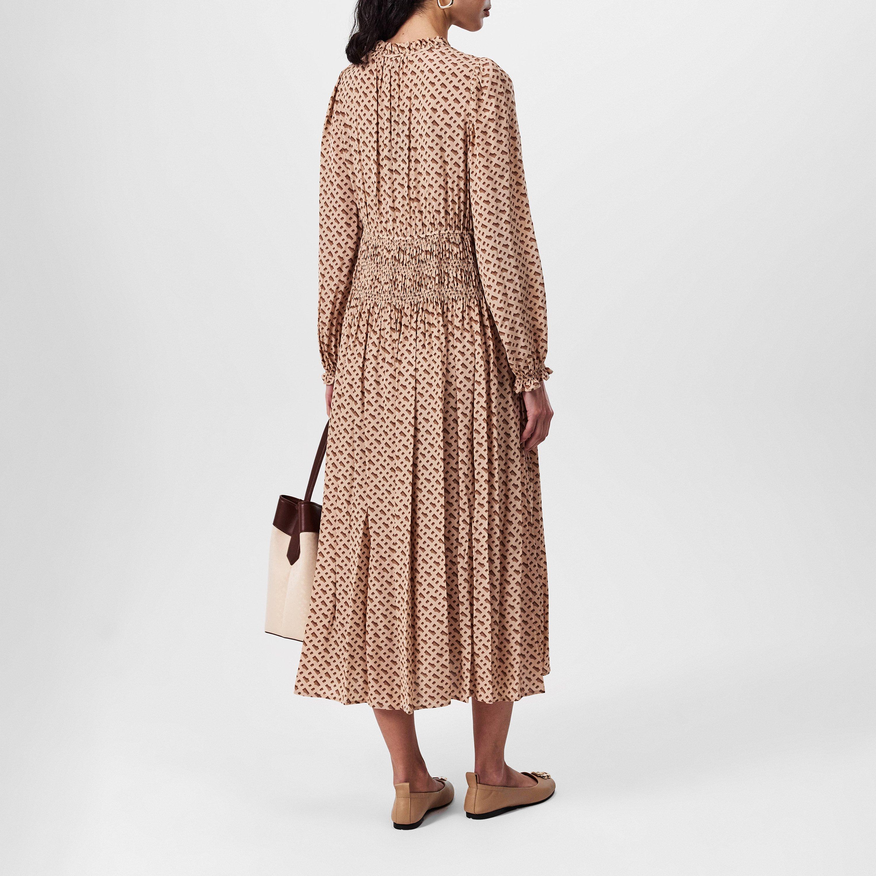 Open Miscellane - Boss - Women's Monogram All-Over Design Dress - 3