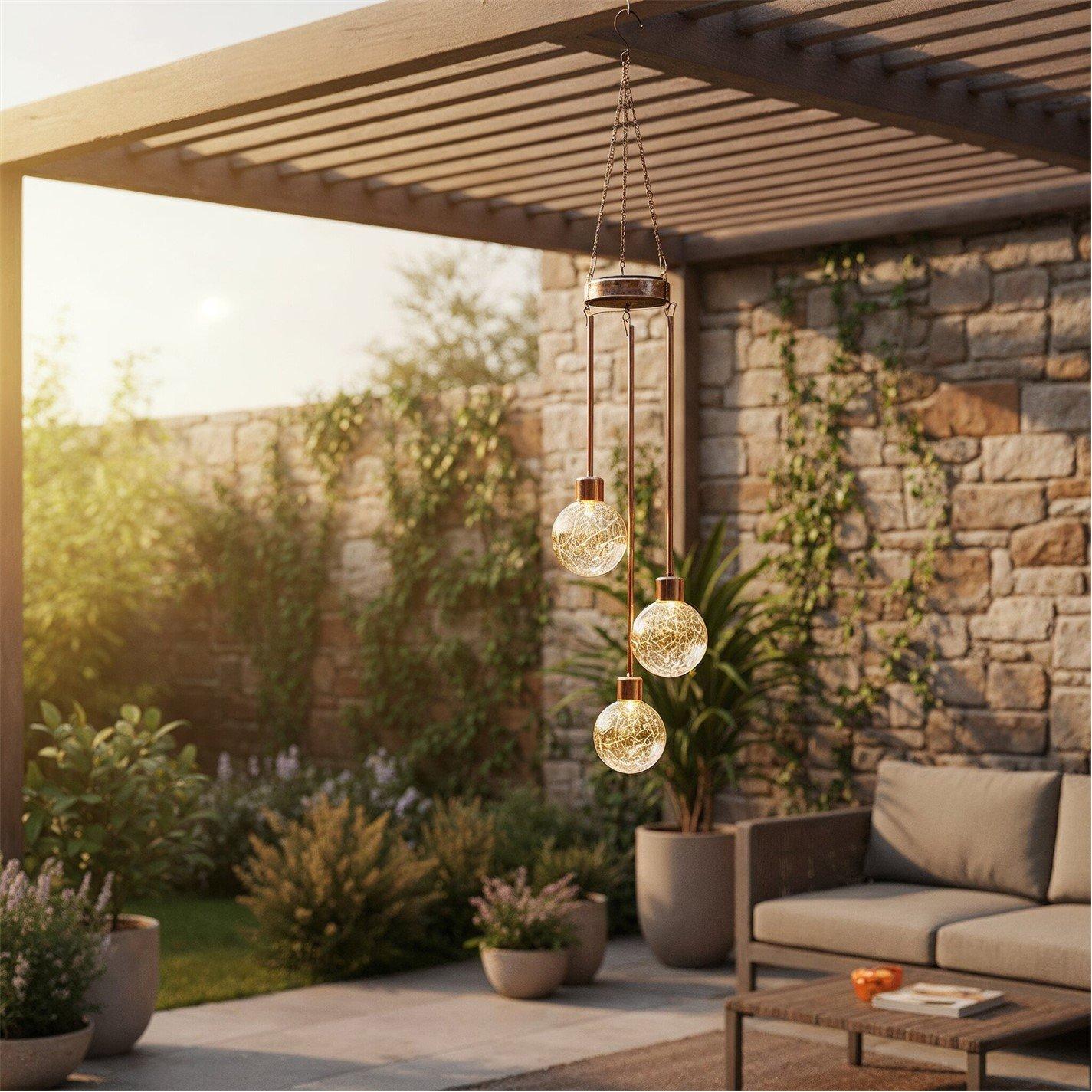 LED - Streetwize - Solar Hanging Triple Ball Light - 1