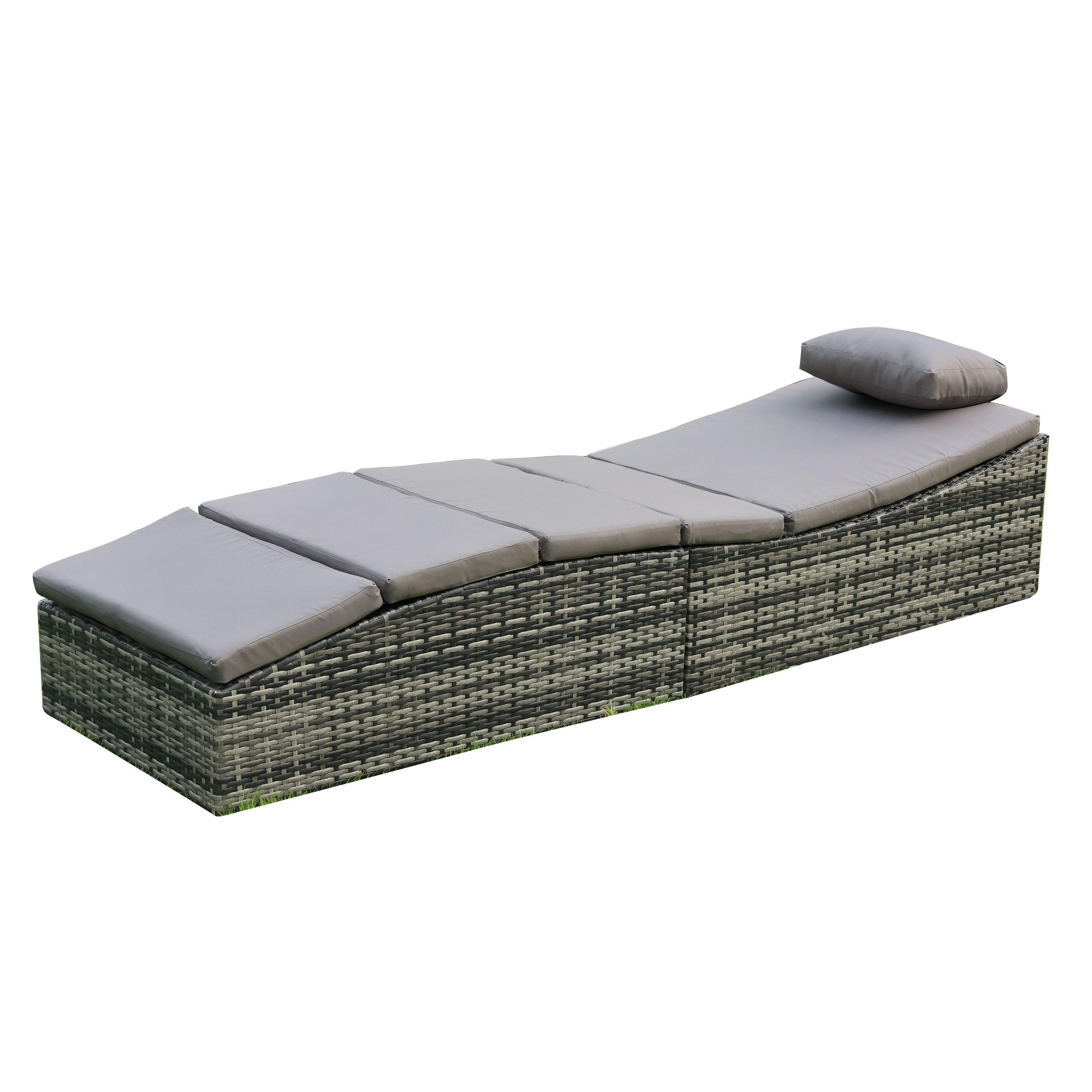 Grey/Black - Linea - Linea  Seville Sunbed 63 - 2